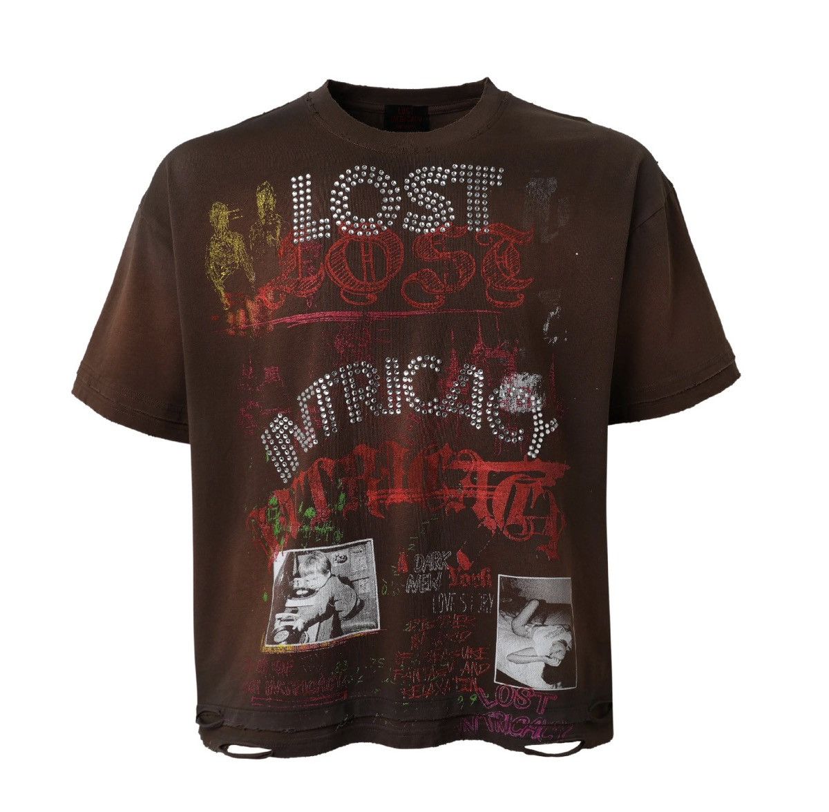 LOST INTRICACY Lost Intricacy 'Decay Archive' Brown Tee Size US XXL / EU 58 / 5 - 1 Thumbnail