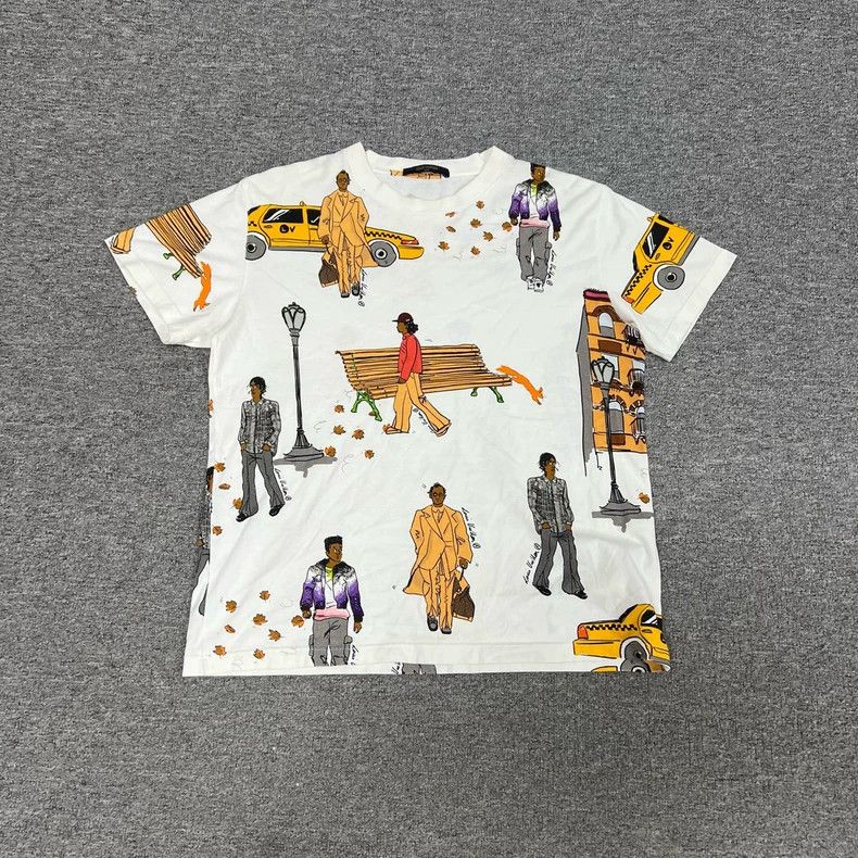 Louis Vuitton Louis Vuitton Pedestrian printed short-sleeved T-shirt 2505 Size US M / EU 48-50 / 2 - 1 Thumbnail