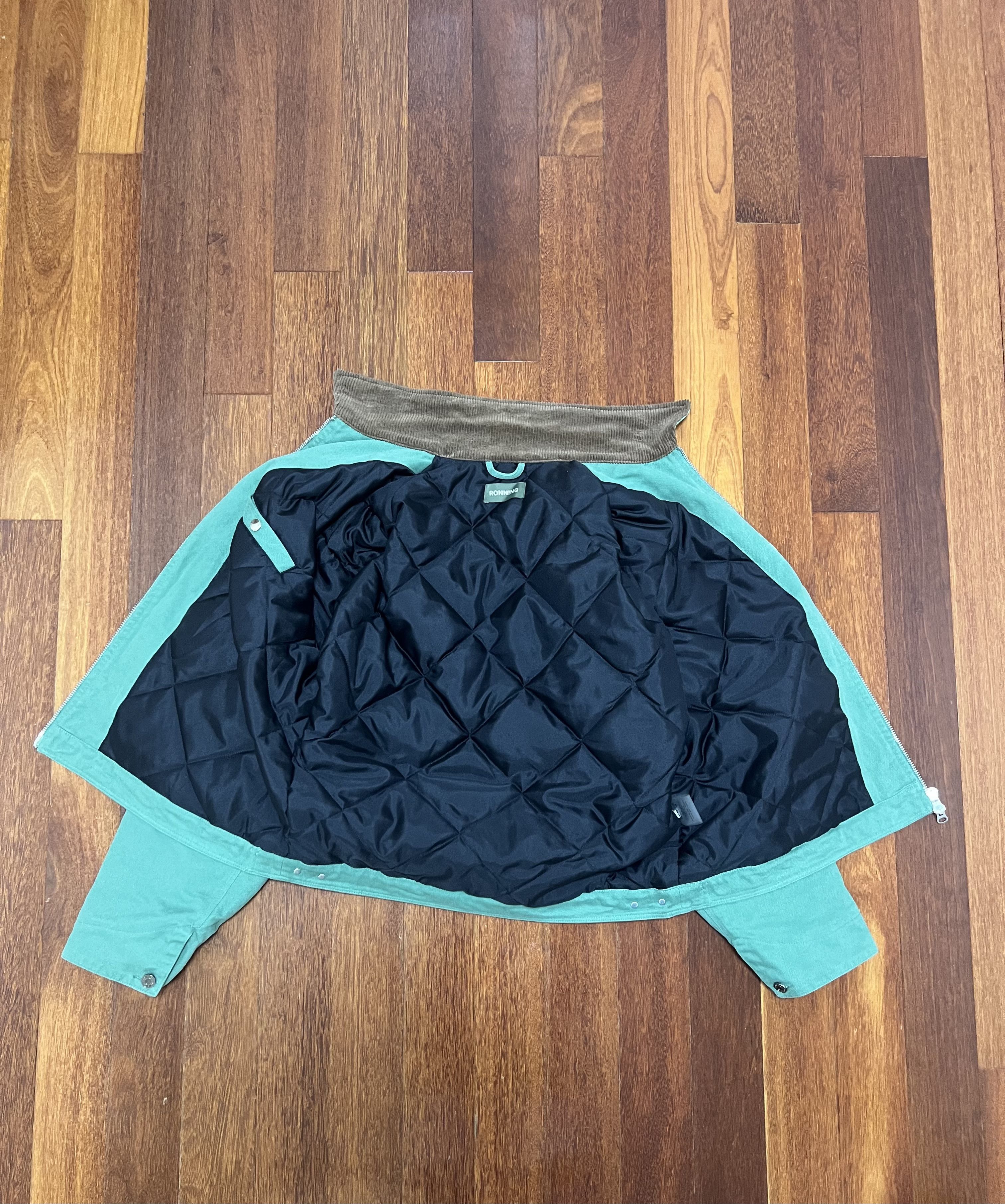 Ronning 💚 Ronning Seafoam Green Padded Zip Work Jacket X-Large NEW Size US XL / EU 56 / 4 - 7 Thumbnail