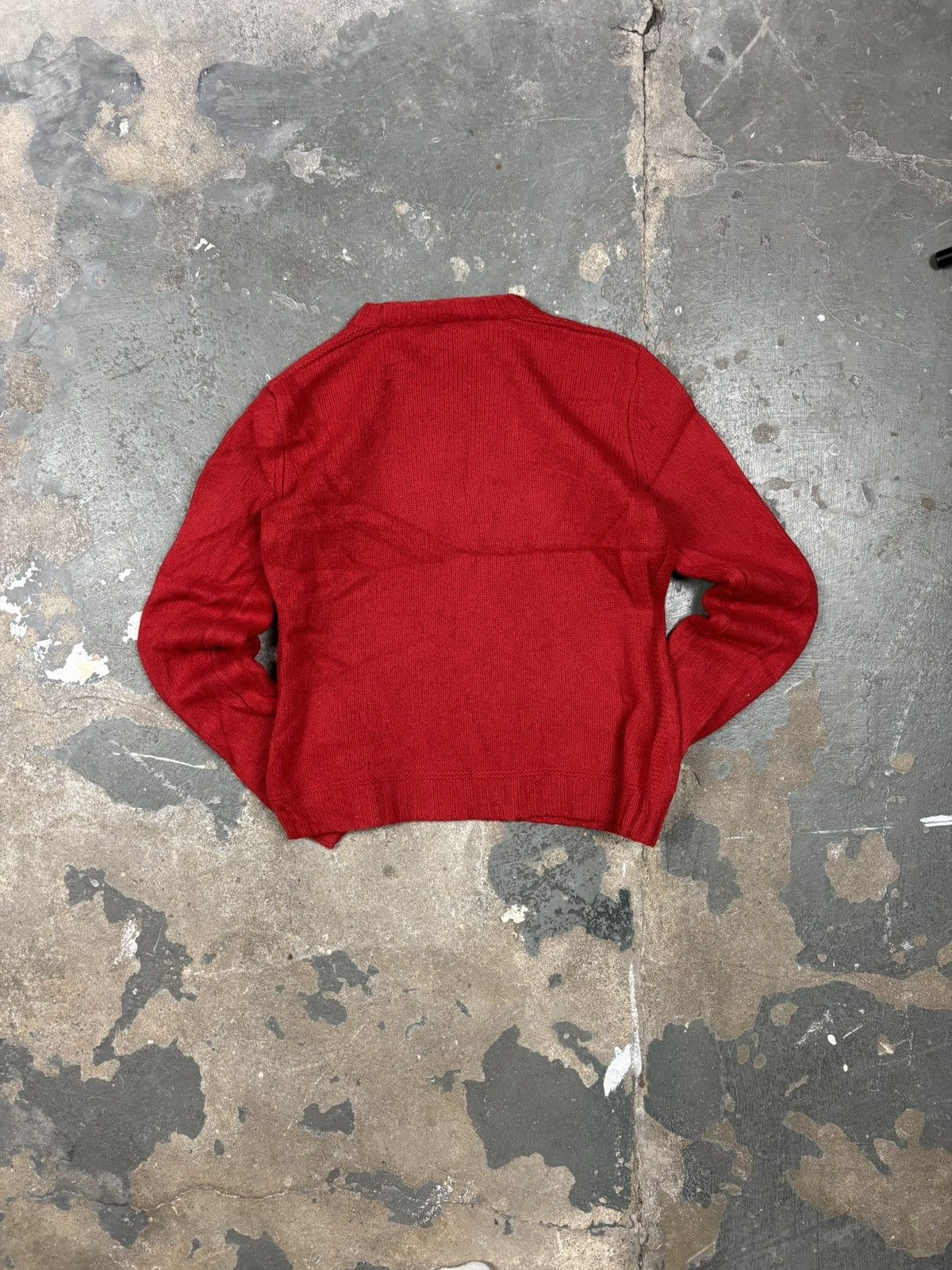 Polo Ralph Lauren Vintage Polo Jeans Ralph Lauren Flag Sweater 100% Wool Red Size XS / US 0-2 / IT 36-38 - 2 Thumbnail
