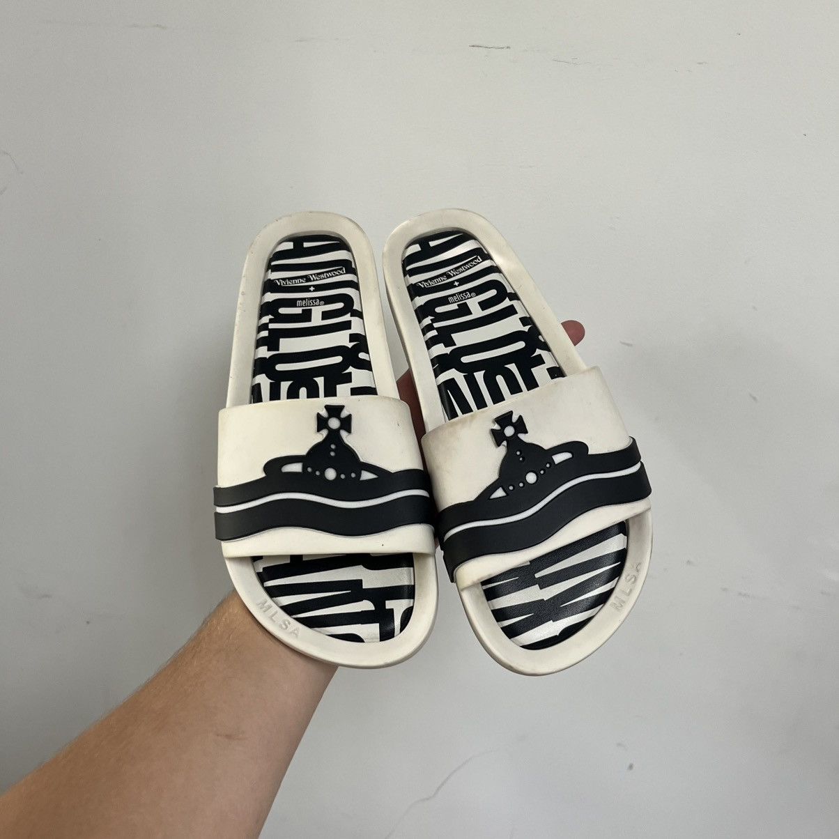 Vivienne Westwood big orb Melissa slides sandals Shoes