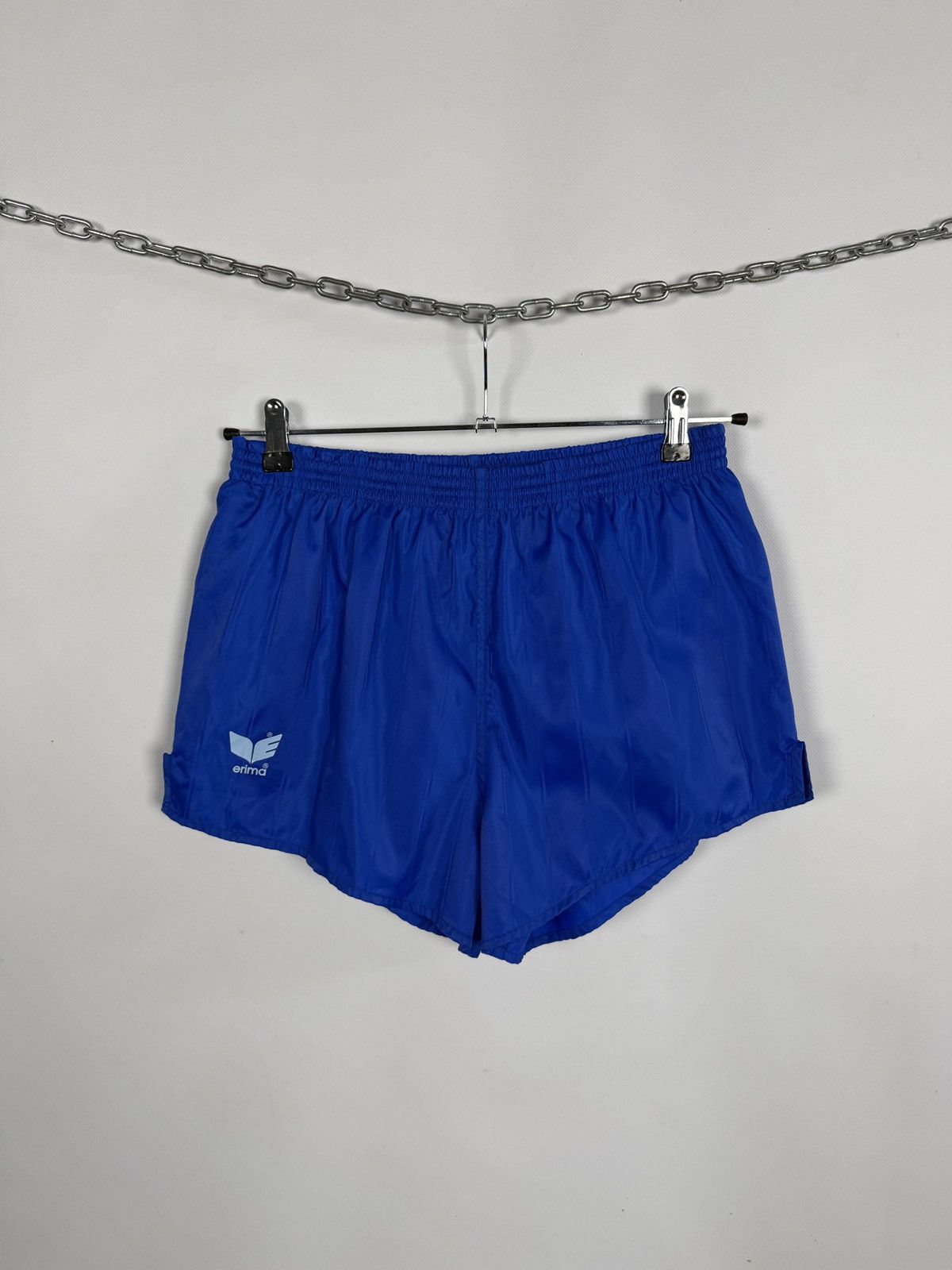 Erima Vintage 90s Erima Shiny Nylon Sprinter Soccer Shorts Size 6 Size US 36 / EU 52 - 1 Thumbnail