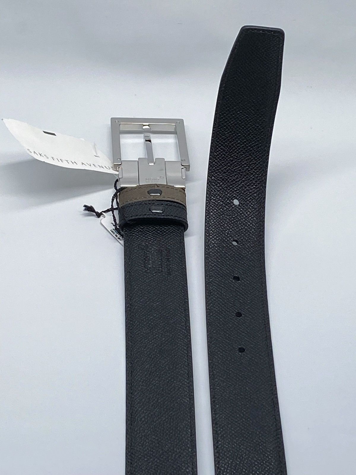 Montblanc Montblanc Trapeze Adjustable & Reversible Leather Belt Size ONE SIZE - 4 Thumbnail