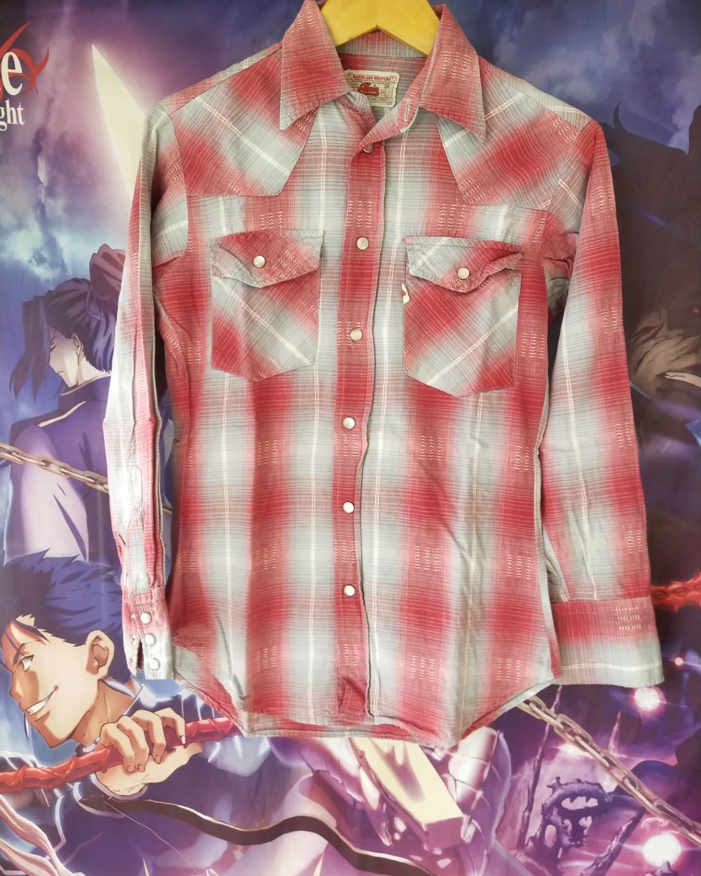 Edwin 70s Edwin Ranch & Western Plaid Vintage Shirt Size US S / EU 44-46 / 1 - 1 Thumbnail