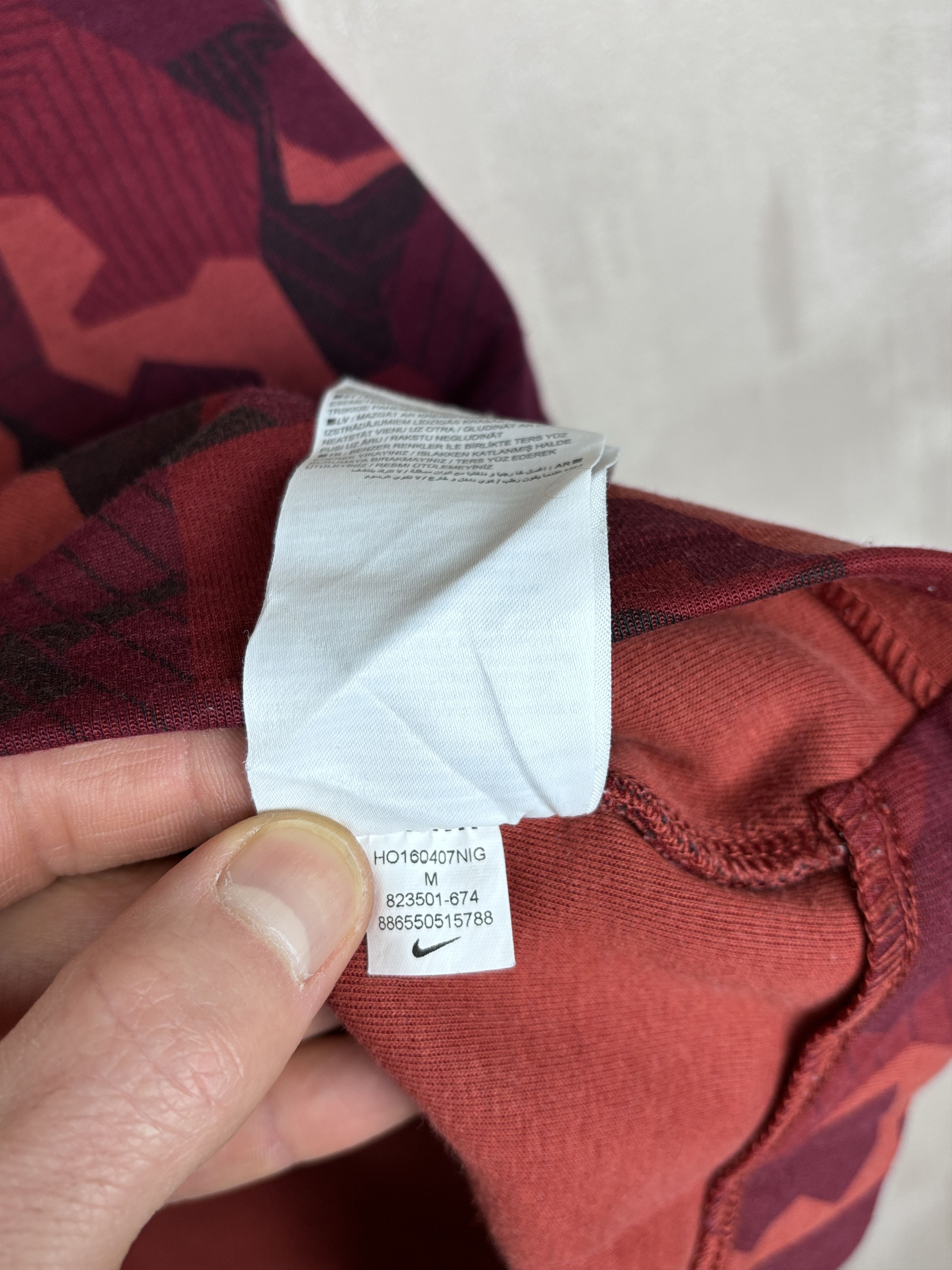Nike Nike Tech Fleece Camo Camouflage Crew Sweatshirt Size US M / EU 48-50 / 2 - 16 Thumbnail