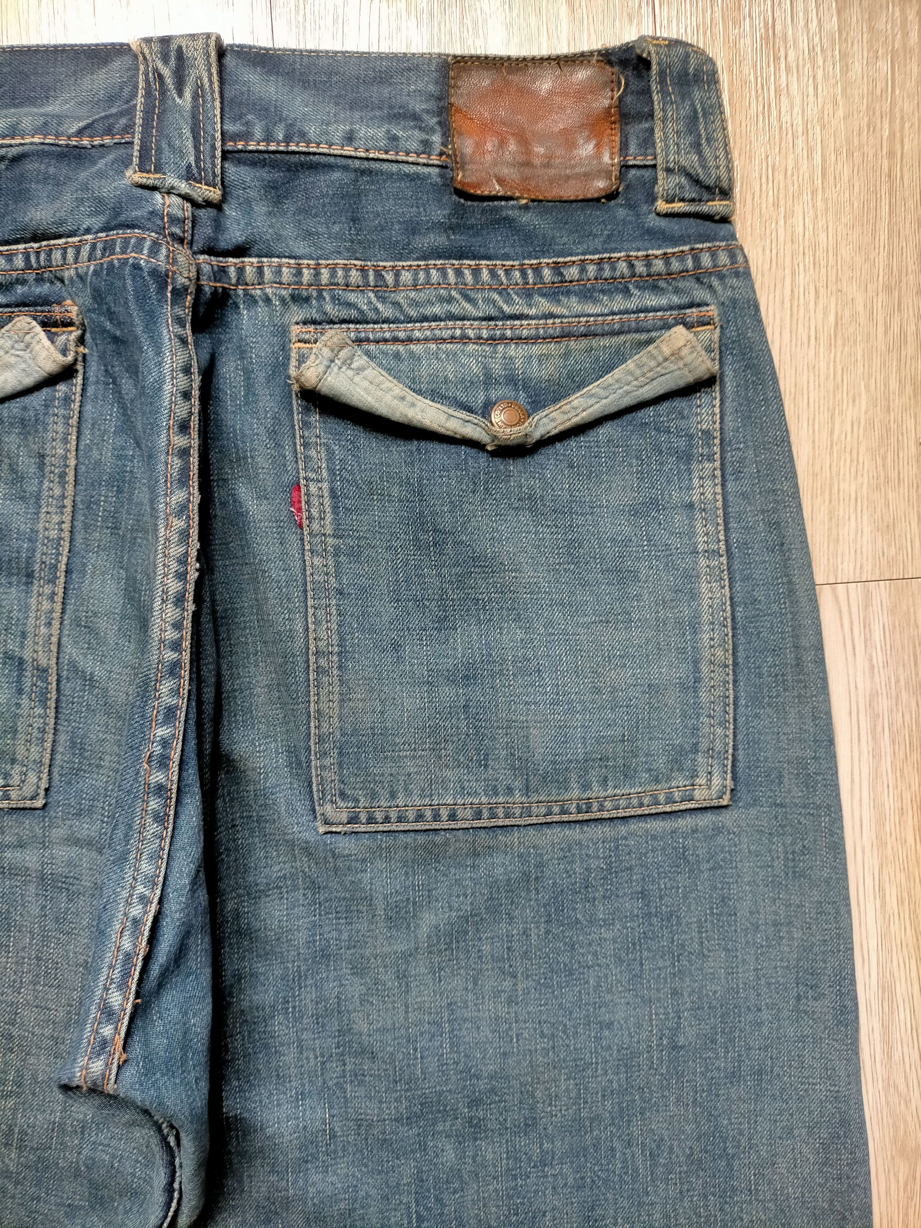 Full Count & Co. Vintage 90s Full Count & Co Selvedge Bush Pants Denim Japan Size US 34 / EU 50 - 11 Thumbnail
