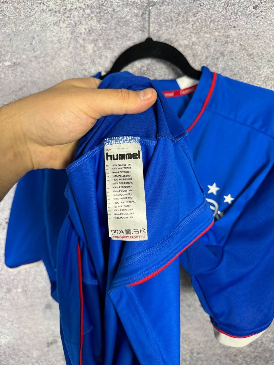 Hummel × Vintage Vintage Rangers FC 2018/19 Hummel Soccer Jersey Size US M / EU 48-50 / 2 - 12 Thumbnail
