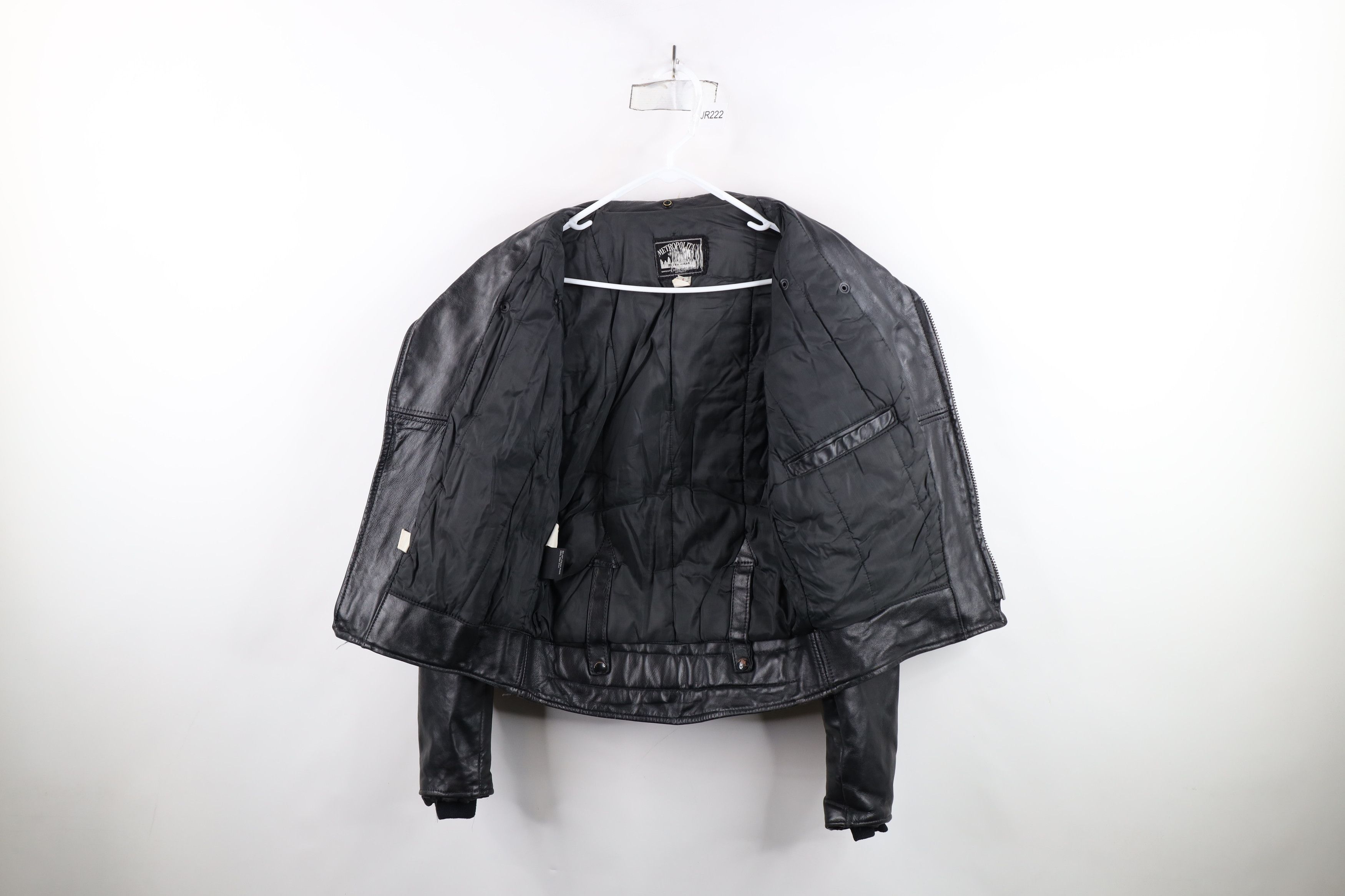 Vintage Vintage 70s 80s Detroit Police Leather Motorcycle Jacket USA Size US XL / EU 56 / 4 - 11 Thumbnail