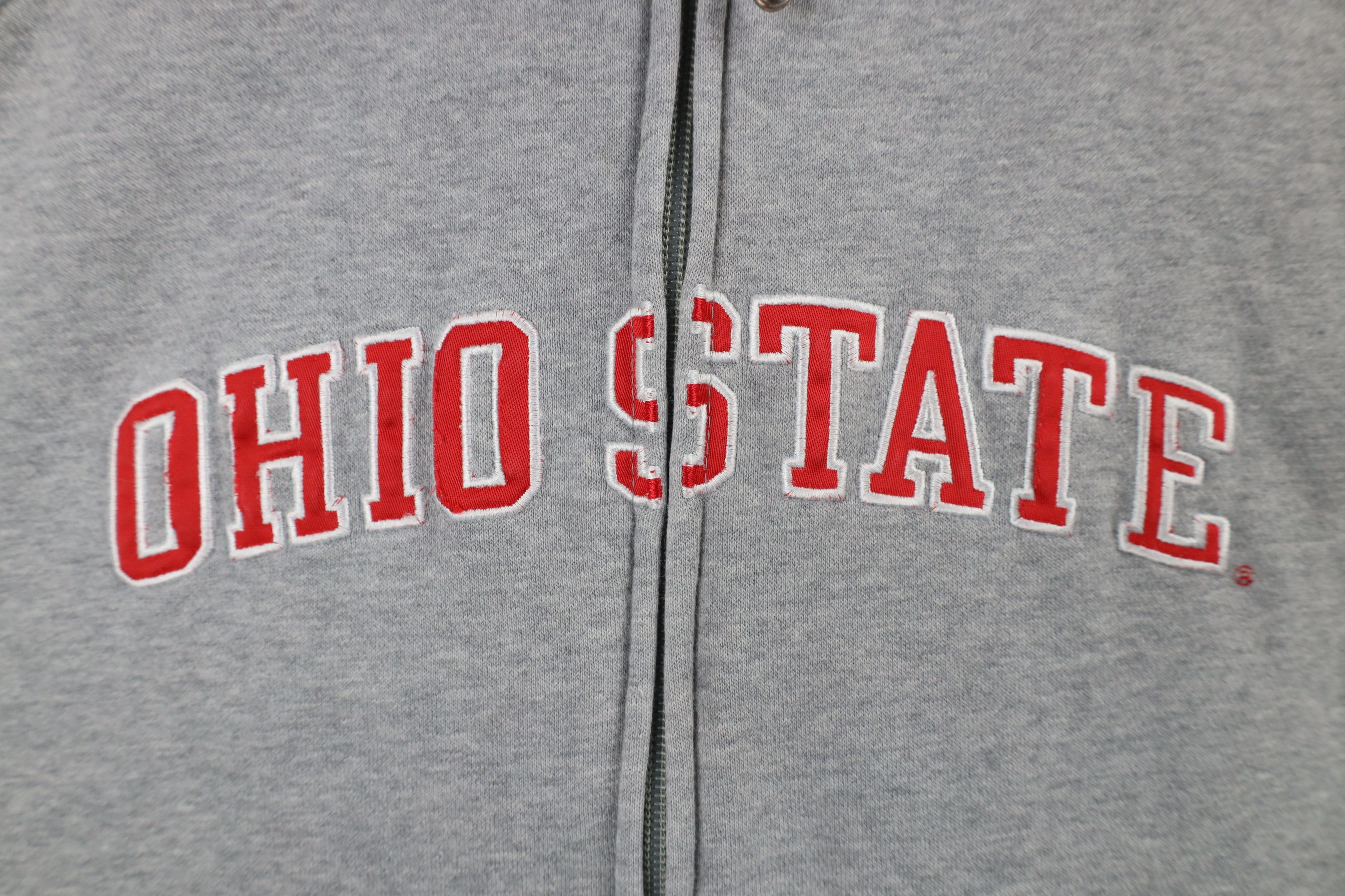 Nike × Vintage Vintage Nike Scott Mini Swoosh Ohio State University Hoodie Size XL / US 12-14 / IT 48-50 - 7 Thumbnail