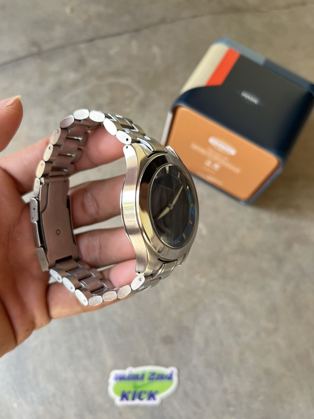 Fossil Vintage FOSSIL BIG TIC WATCH BLUE FLAME Size ONE SIZE - 4 Thumbnail