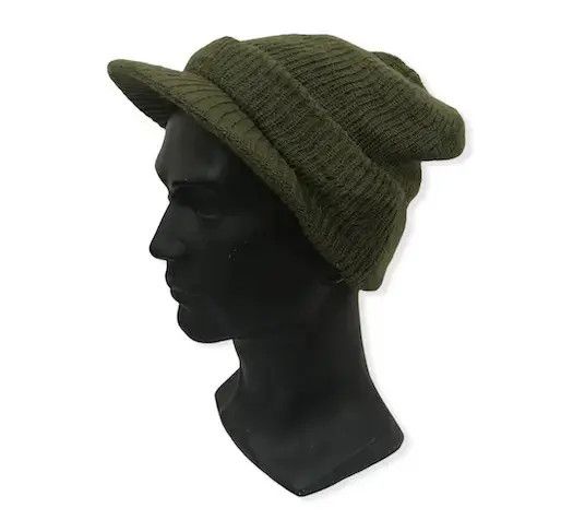 Japanese Brand × Vintage Japanese Brand Military Visor Beanie Hat Size ONE SIZE - 1 Thumbnail