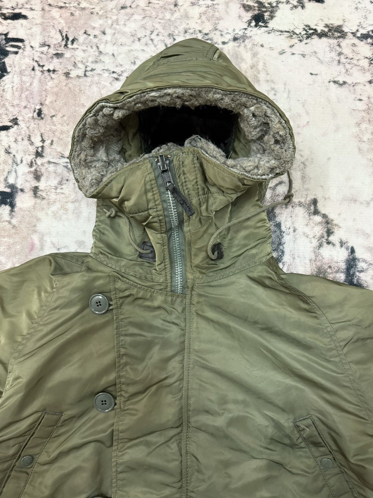 Alpha Industries × Vintage ALPHA INDUSTRIES N-3B EXTEME COLD WEATHER PARKA JACKET Size US L / EU 52-54 / 3 - 4 Thumbnail