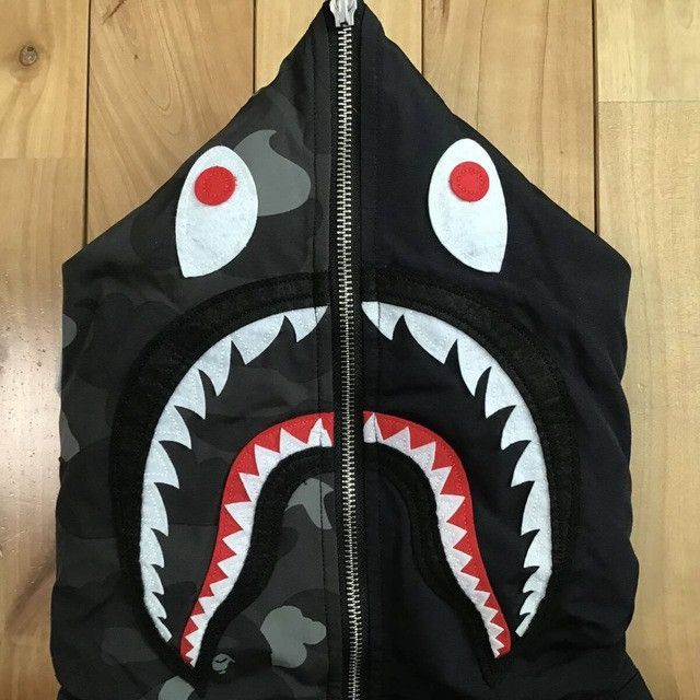 Bape BAPE camo Shark full zip hoodie Puffer Down Jacket APE Size US M / EU 48-50 / 2 - 4 Thumbnail