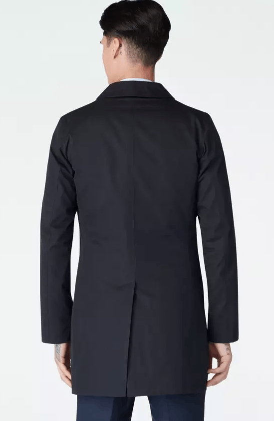 Indochino Indochino Highcliffe Black Mac Coat with Detachable Lining Size US M / EU 48-50 / 2 - 7 Thumbnail