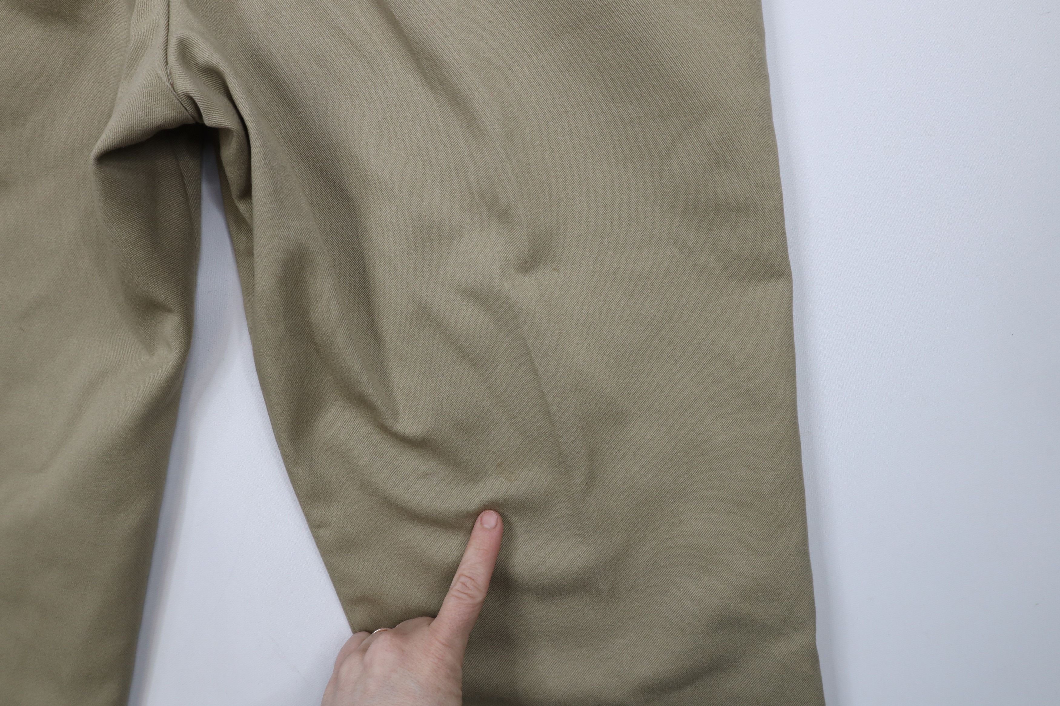 Dickies × Vintage Vintage 90s Y2K Dickies Flannel Lined Wide Leg Pants Beige Size US 36 / EU 52 - 16 Thumbnail