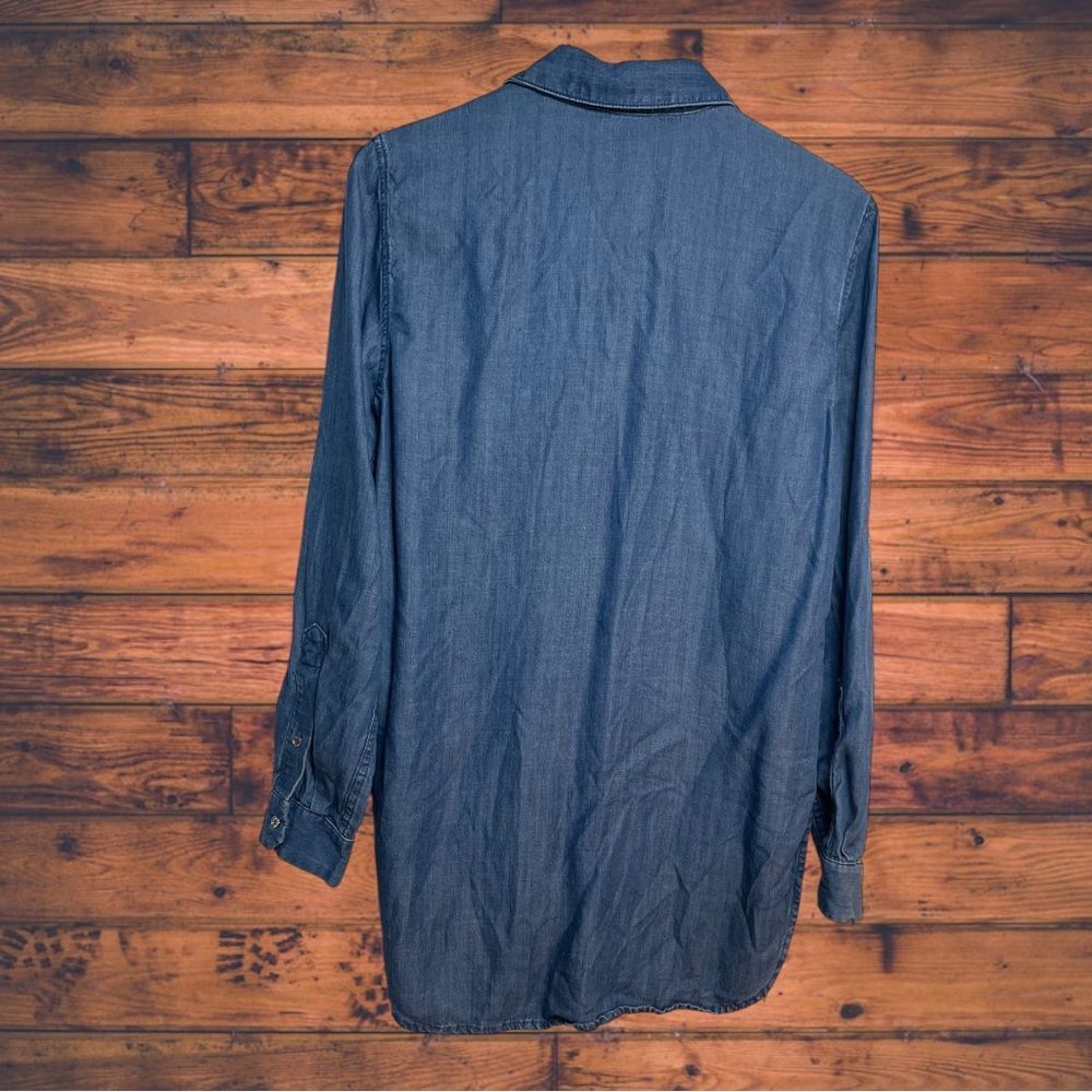 Calvin Klein Calvin Klein Button Front Denim Shirt XS Size XS / US 0-2 / IT 36-38 - 2 Thumbnail