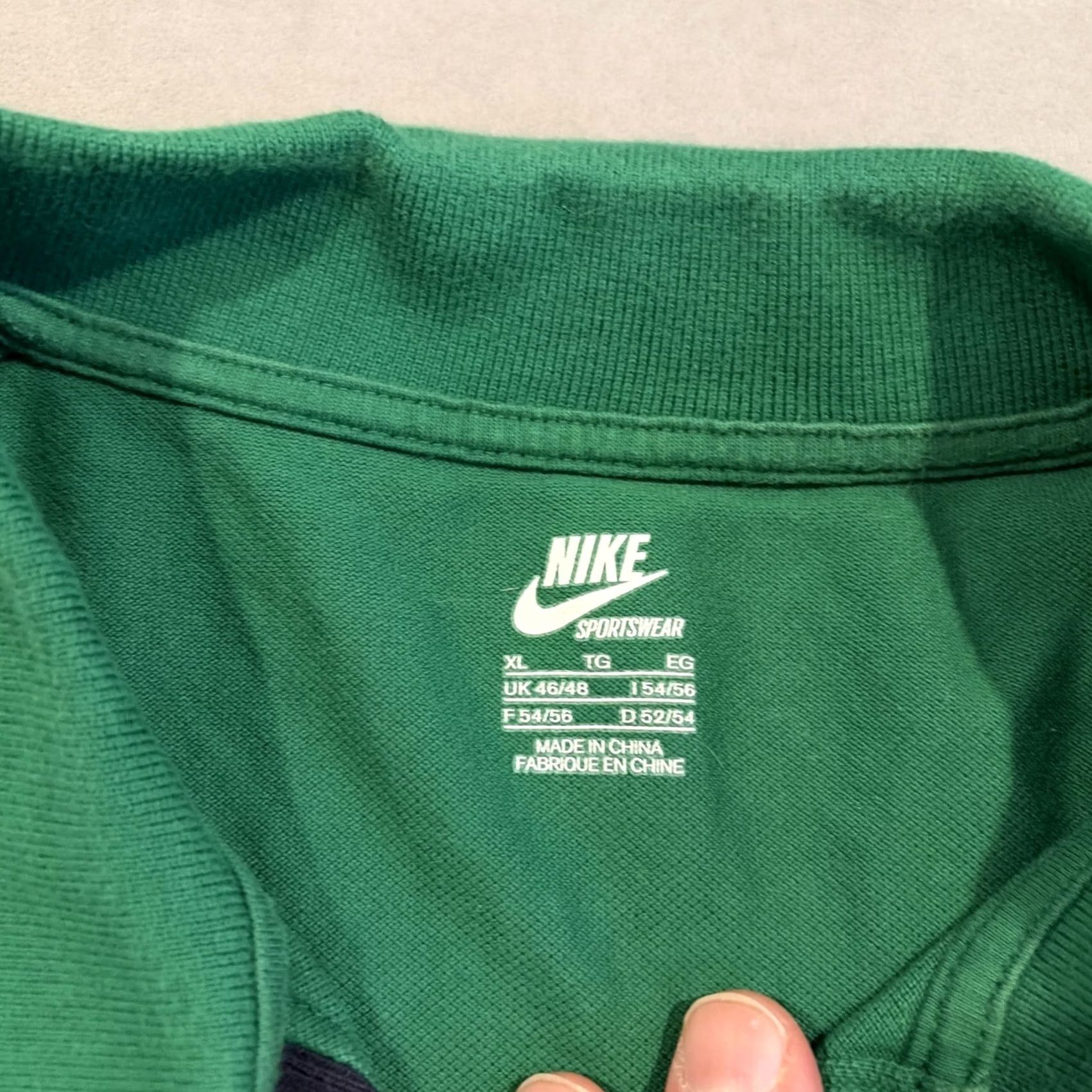 Nike Nike Air Max Polo Green Pique Cotton Golf Polo Air Max Patch Men's Size XL Size US XL / EU 56 / 4 - 3 Thumbnail
