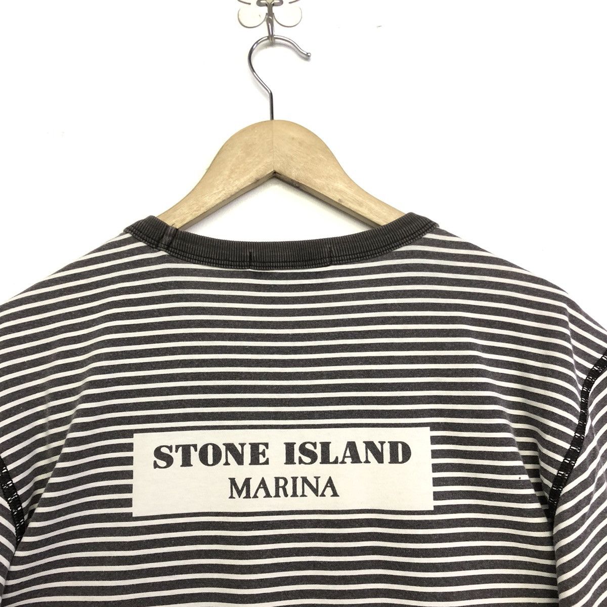 Stone Island Stone Island Marina Stripe Tshirt Size US M / EU 48-50 / 2 - 6 Thumbnail