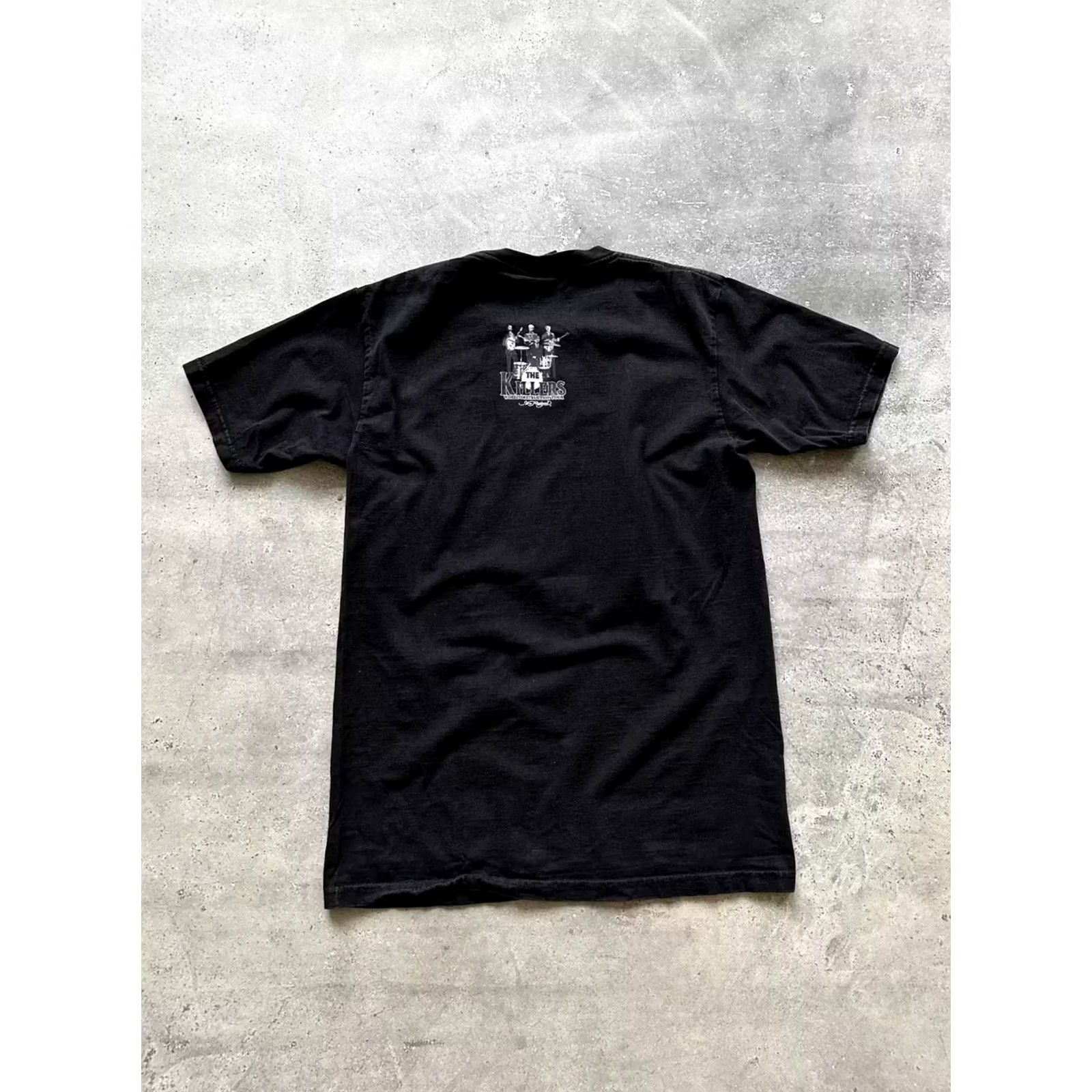 Vintage THE KILLERS WORLD DESTRUCTION TOUR BLACK ROCK TEE T-SHIRT MEN'S SIZE M Shirt Mens M Black Graphic Print 90s Tour Merch Size US M / EU 48-50 / 2 - 2 Thumbnail