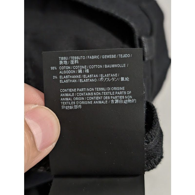 Saint Laurent Paris o1rshd1 SK 5P Low Wash Jeans in Worn Black Size US 27 - 19 Thumbnail