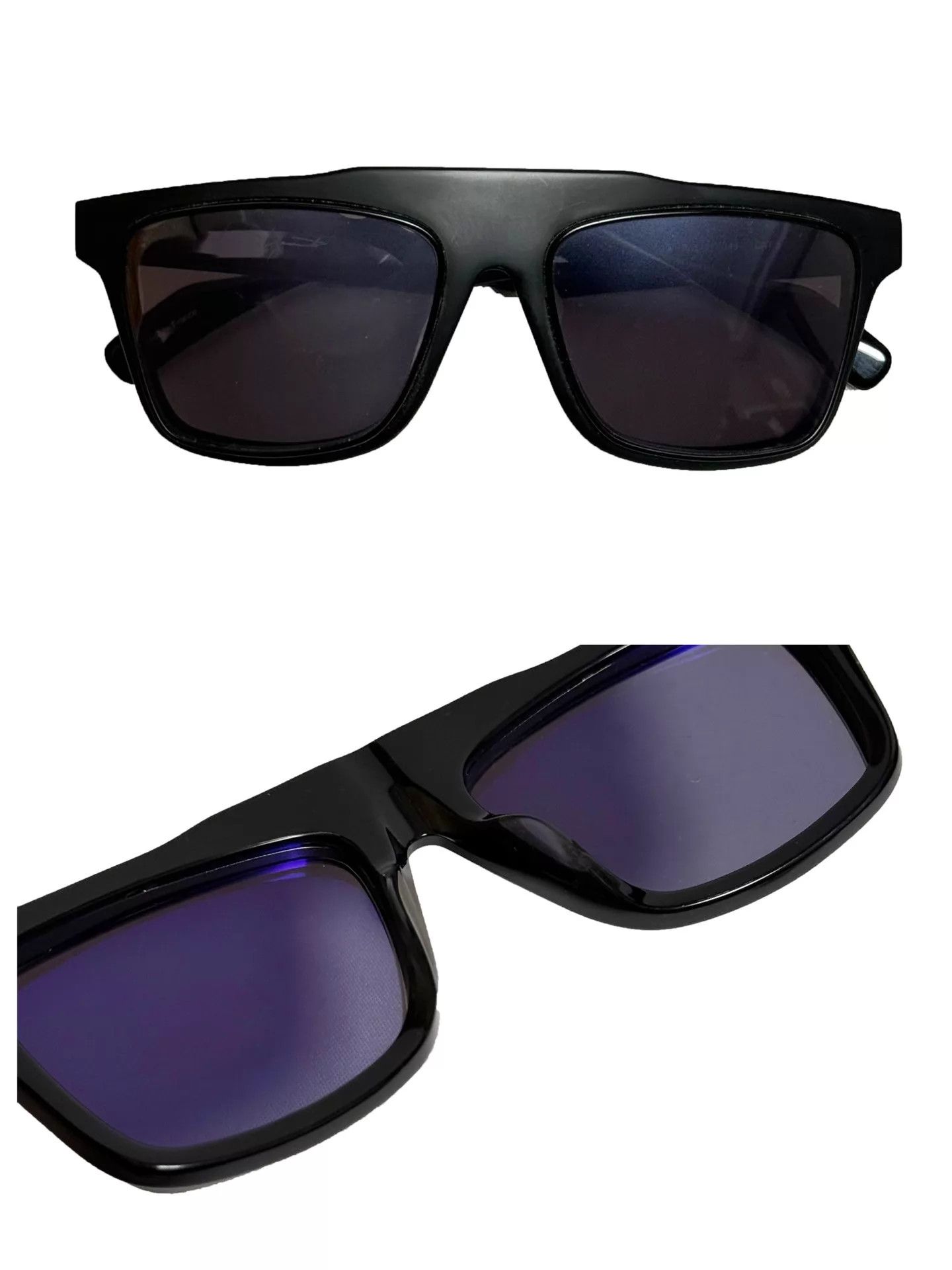 Yohji Yamamoto Yohji Yamamoto Unisex Sunglasses YY7022 Black 002 Used Size ONE SIZE - 3 Thumbnail