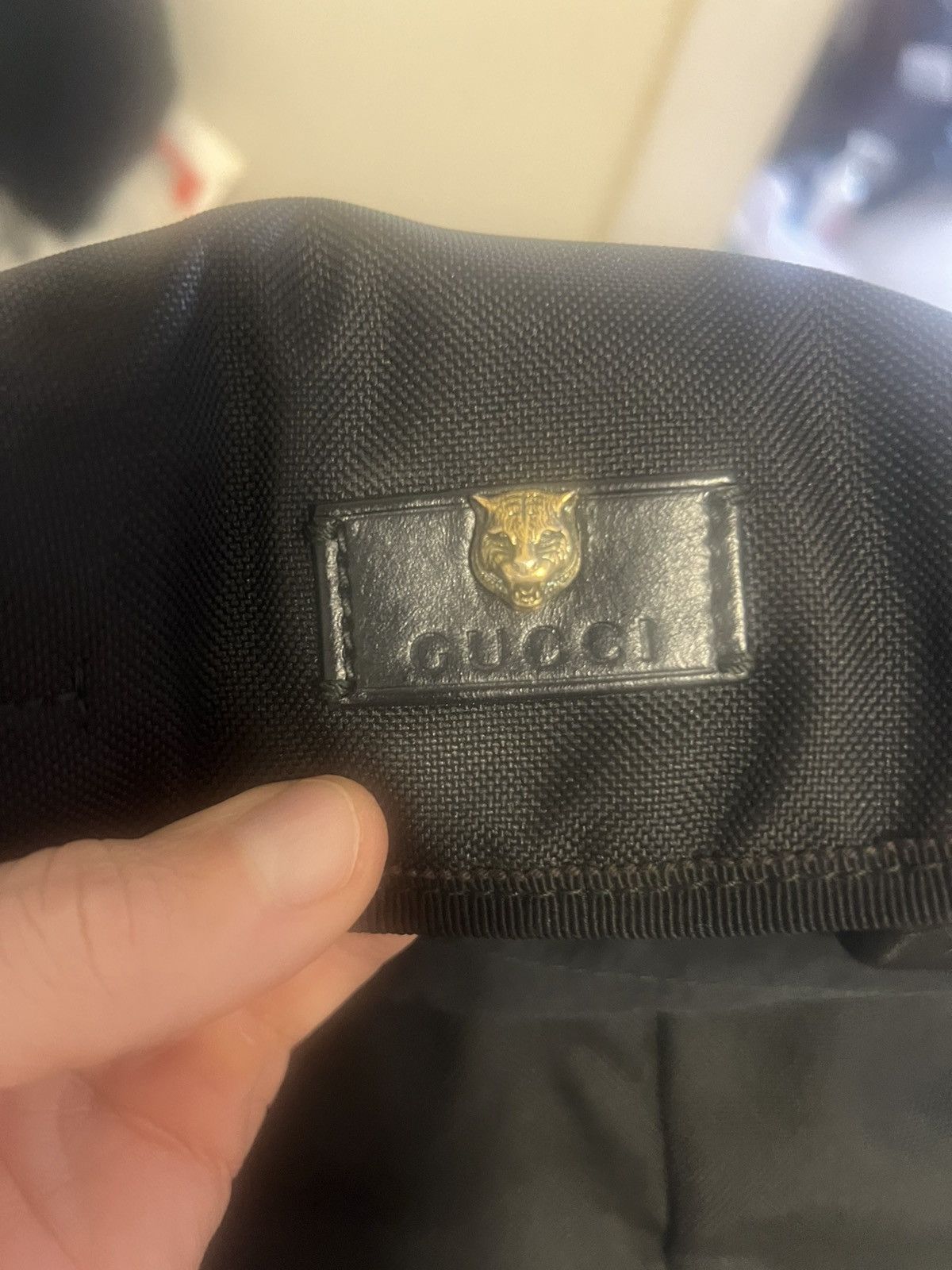 Gucci Gucci Tiger Head black backpack bag Size ONE SIZE - 22 Thumbnail