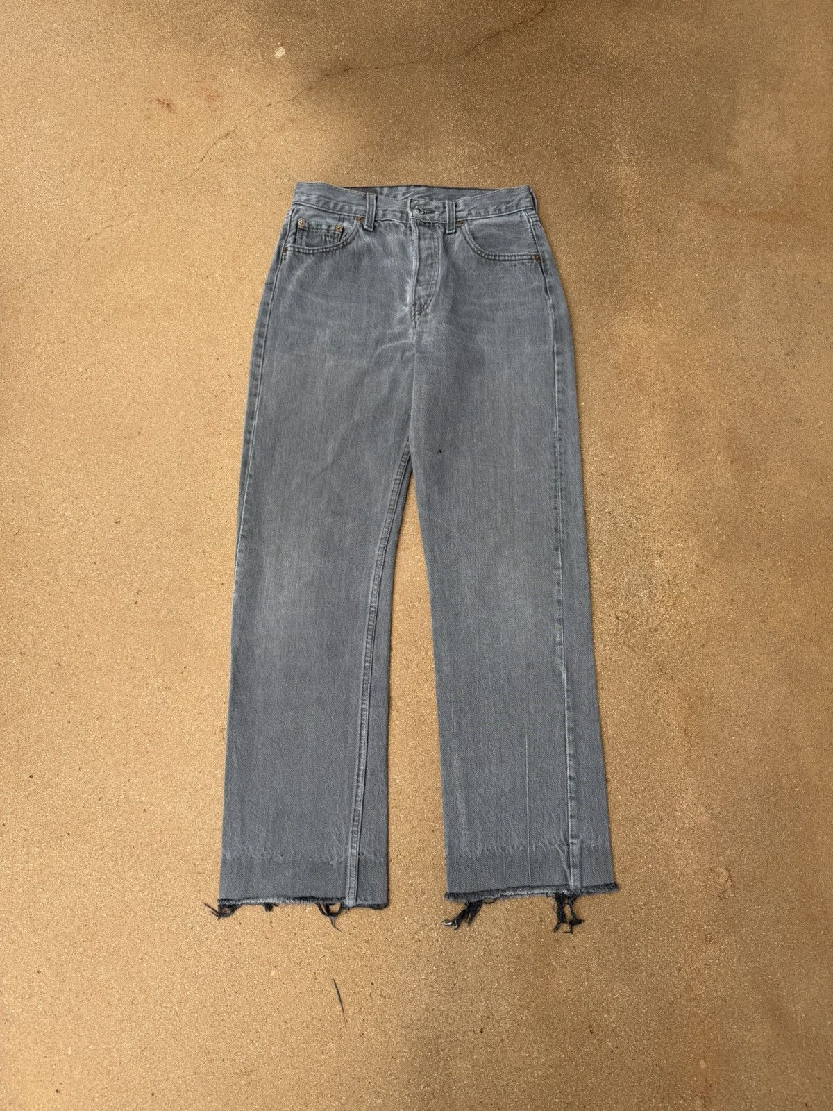 Levi's Vintage Levi’s 501xx Buttonfly Straight Faded Jeans 27x29 Size 27" / US 4 / IT 40 - 1 Thumbnail