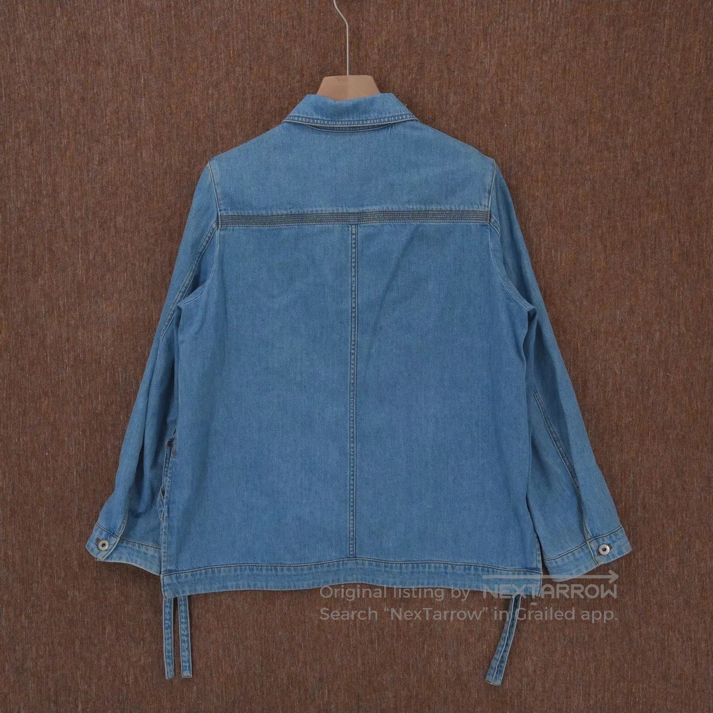 Loewe Loewe size34 Asymmetric Workwear Jeans Jacket Size XS / US 0-2 / IT 36-38 - 2 Thumbnail