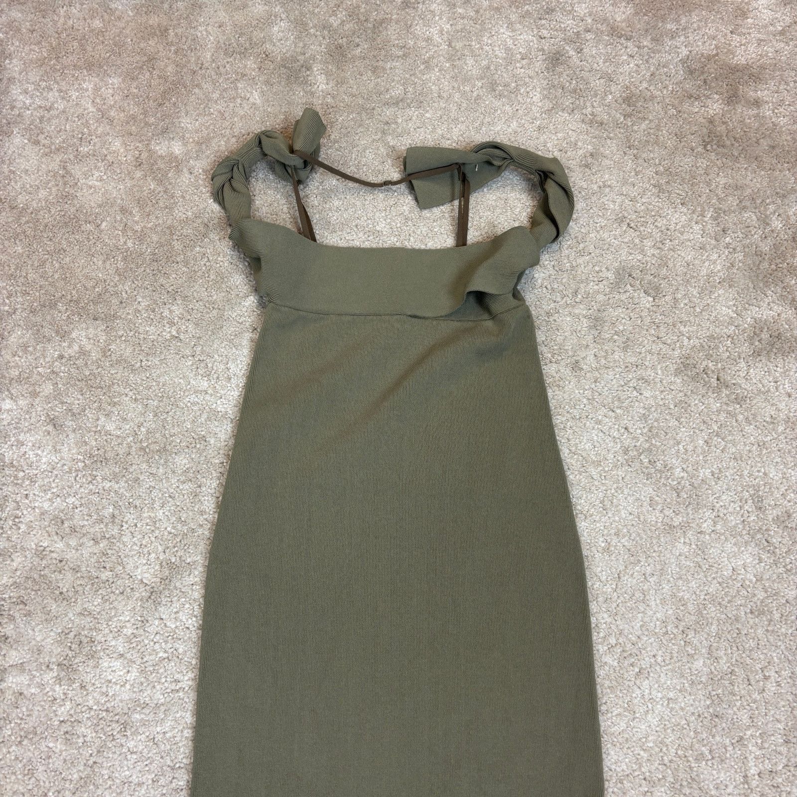 Jacquemus NWT JACQUEMUS La Robe Malle Alca in Khaki Women's 36 Small Size S / US 4 / IT 40 - 3 Thumbnail