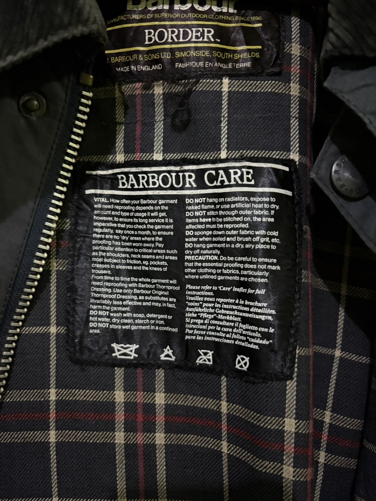 Barbour Barbour Windbreaker Tartan Jacket Size US M / EU 48-50 / 2 - 18 Thumbnail