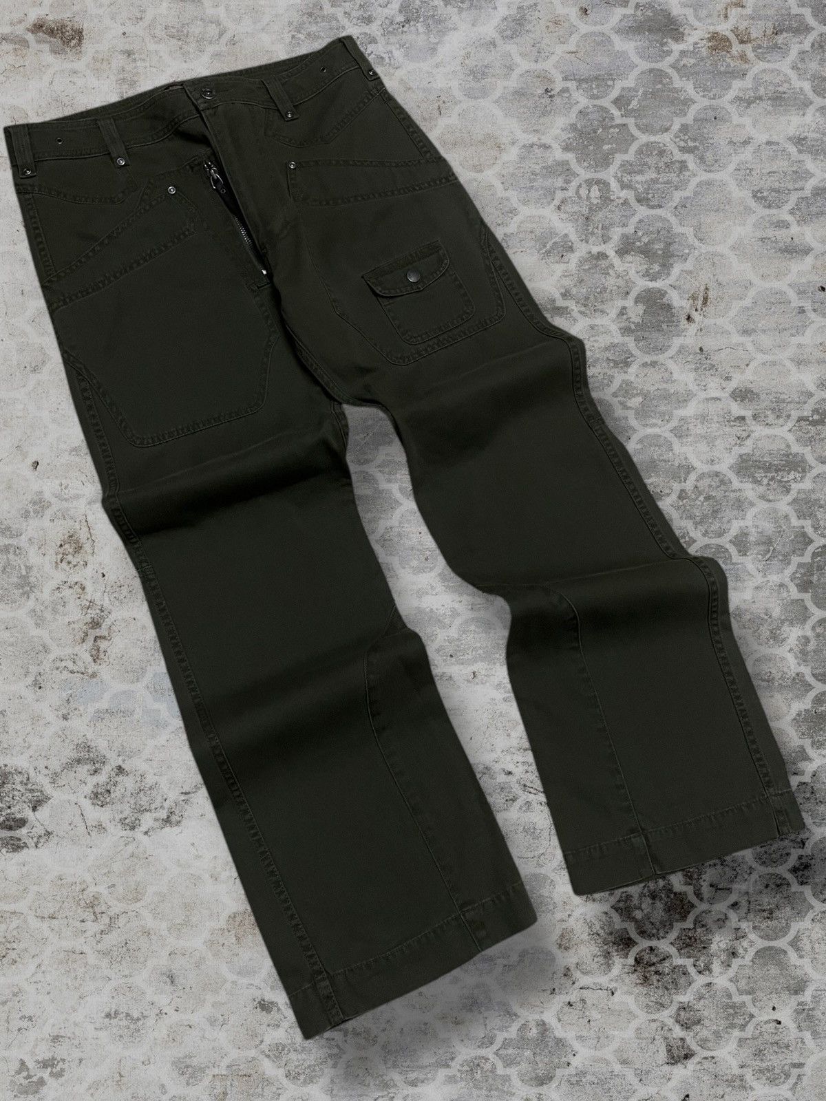 Diesel Vintage Authentic Designer Diesel Carpenter Style Pant Size US 31 - 2 Thumbnail