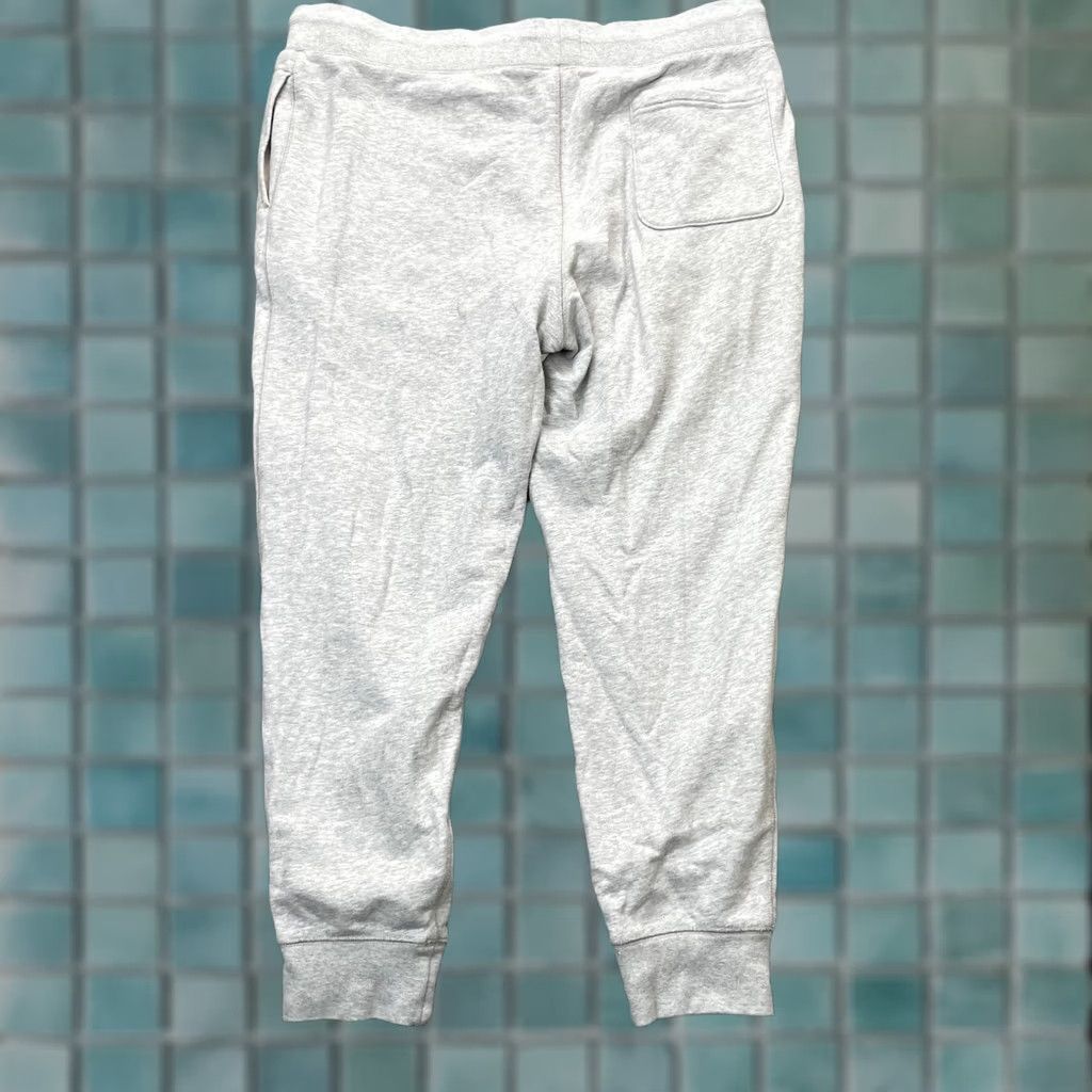 Lands' End Lands' End Pants Womens XL Gray Jogger Drawstring Comfort Pockets Tapered Front Flat Front City Preppy Sports Boy Mens Women Girls Size 40" / US 18 - 1 Thumbnail
