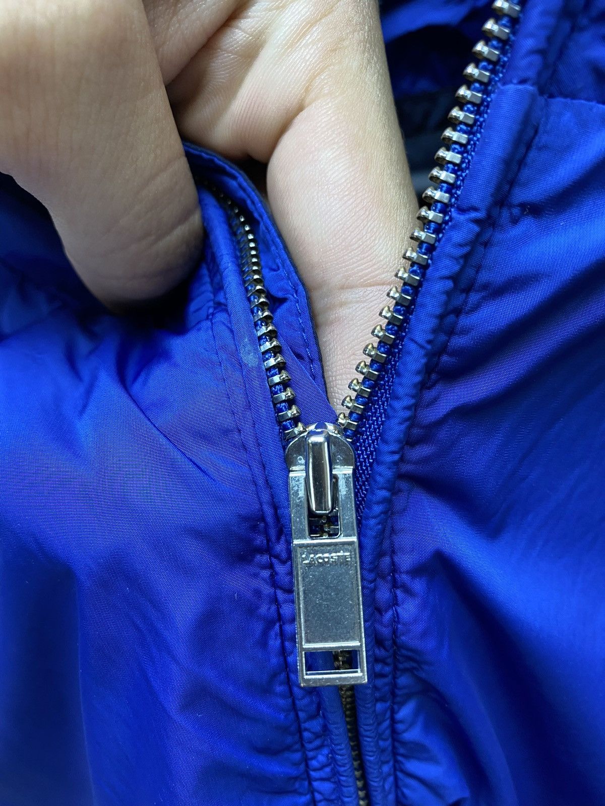 Lacoste × Vintage Vintage Lacoste Track Jacket Y2K Nylon Men’s L Blue Zip Size US L / EU 52-54 / 3 - 12 Thumbnail