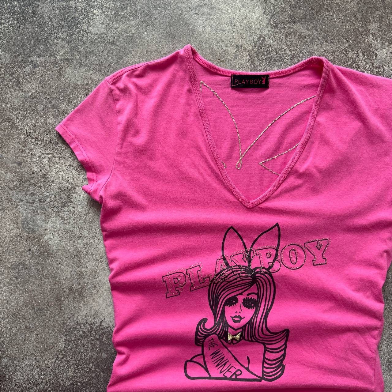 Playboy Playboy Y2K Glam Vintage Sexy T-Shirt Size M / US 6-8 / IT 42-44 - 2 Thumbnail