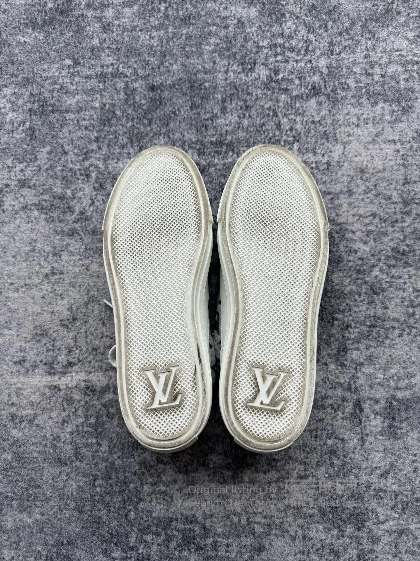 Louis Vuitton Louis Vuitton White Monogram Mesh Sneakers. Size US 5.5 / IT 35.5 - 6 Thumbnail