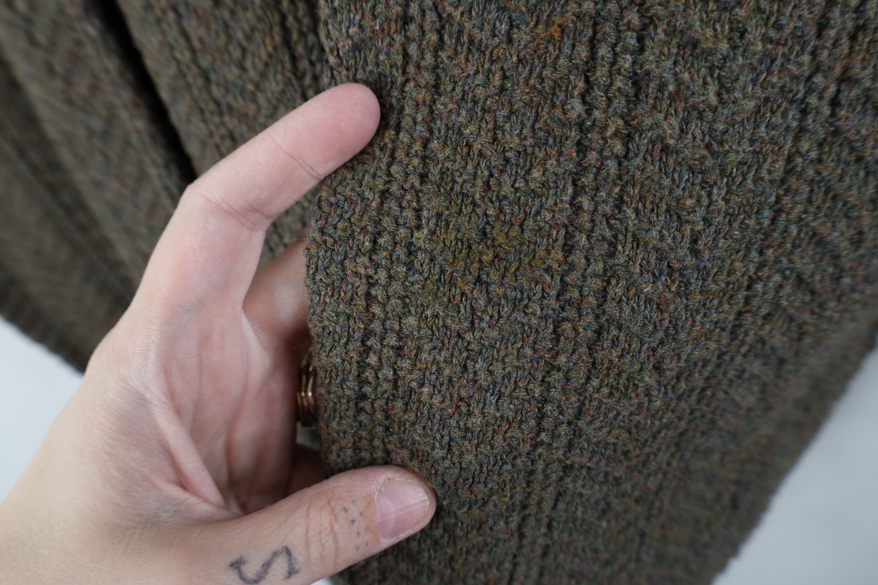 Vintage Vintage 90s Streetwear Knit Crewneck Sweater Brown USA Size US L / EU 52-54 / 3 - 4 Thumbnail