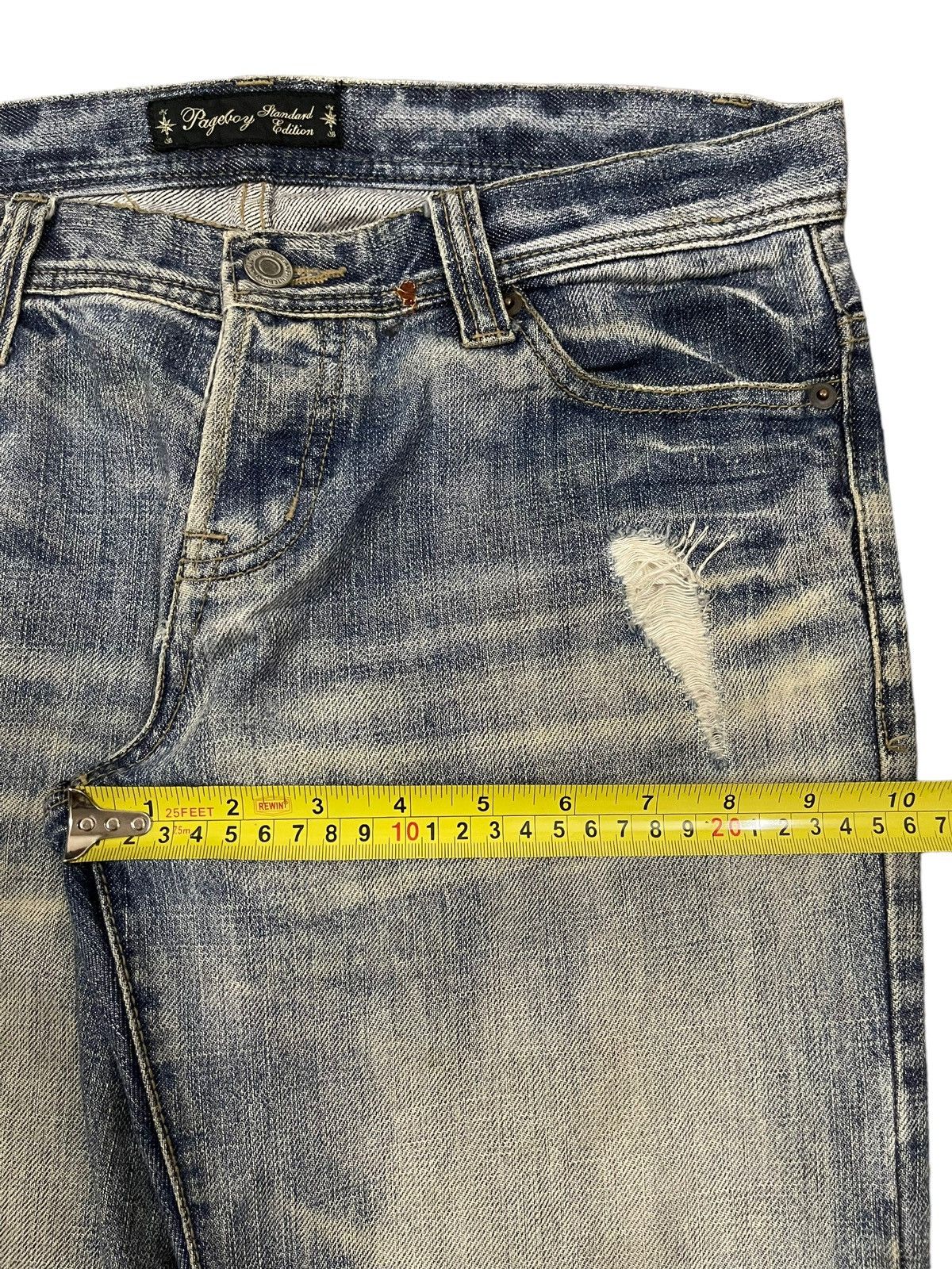 semanticdesign Vintage Japanese Brand Blue Wash Style Distressed Jeans Size US 32 / EU 48 - 12 Thumbnail