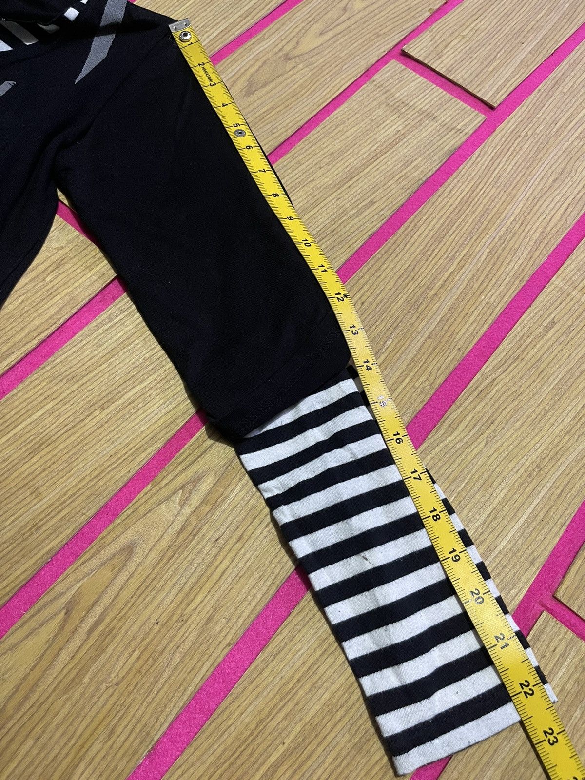 If Six Was Nine Y2K long sleeve t-shirt with two layers of pattern Size US M / EU 48-50 / 2 - 10 Thumbnail