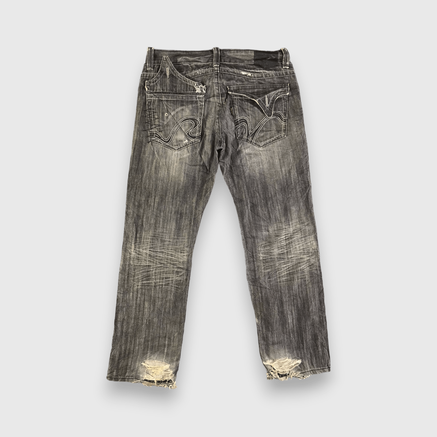 Vintage Vintage Rivet De Cru Jeans-J3782 Size US 39 - 2 Thumbnail