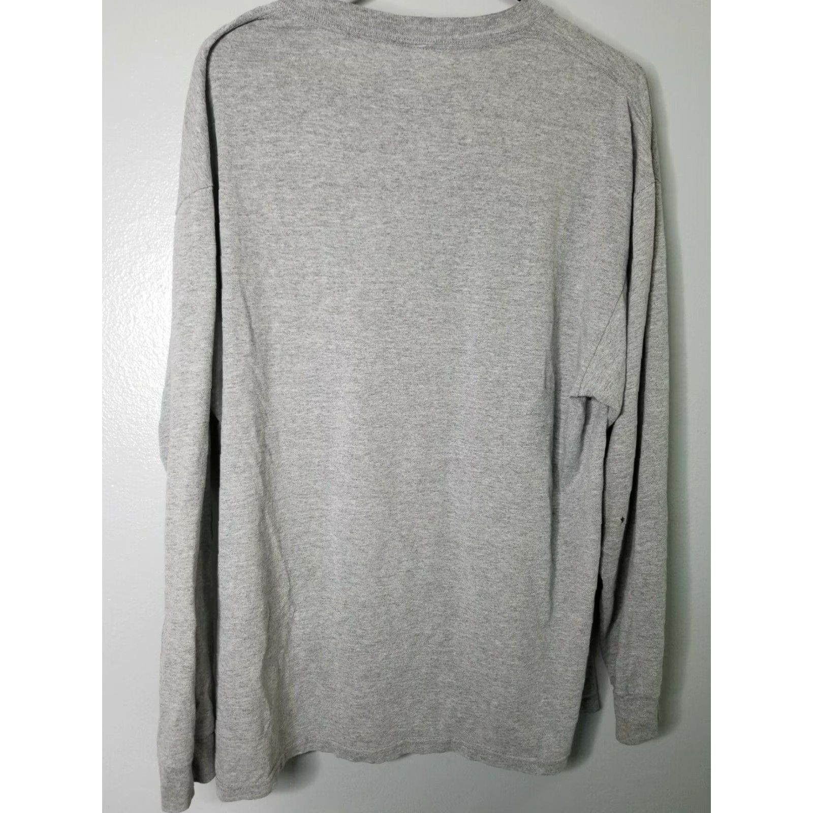 Vintage VINTAGE 90s Mens XL Gray PURDUE Boilermakers Graphic Tee Long Sleeve Crew Neck Cotton Blend Size US XL / EU 56 / 4 - 2 Thumbnail