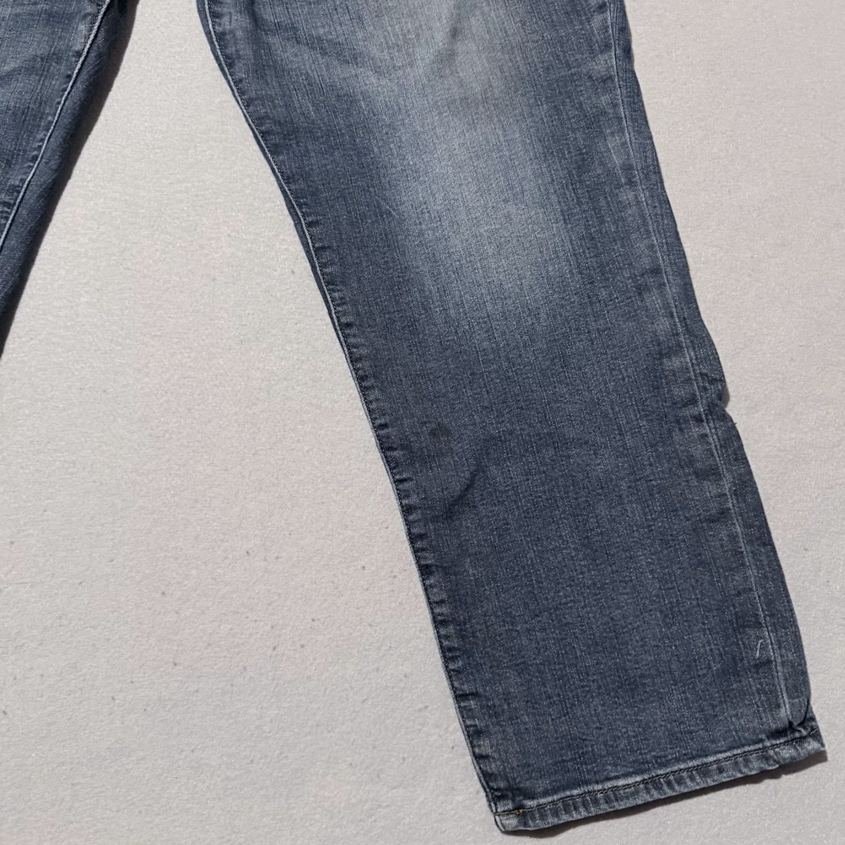 Lee Lee Jeans Blue Denim Stretch Straight Zip Fly - 40x30 Mens Regular Size US 40 / EU 56 - 6 Thumbnail
