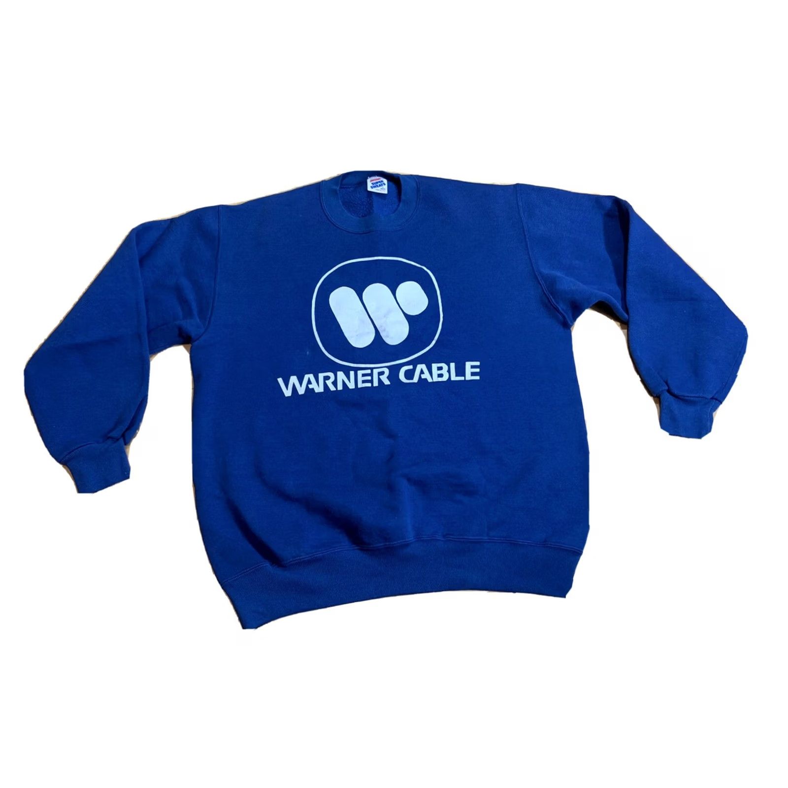 Jerzees Vintage Time Warner Cable Mens Sweatshirt Small Medium Size US M / EU 48-50 / 2 - 2 Thumbnail