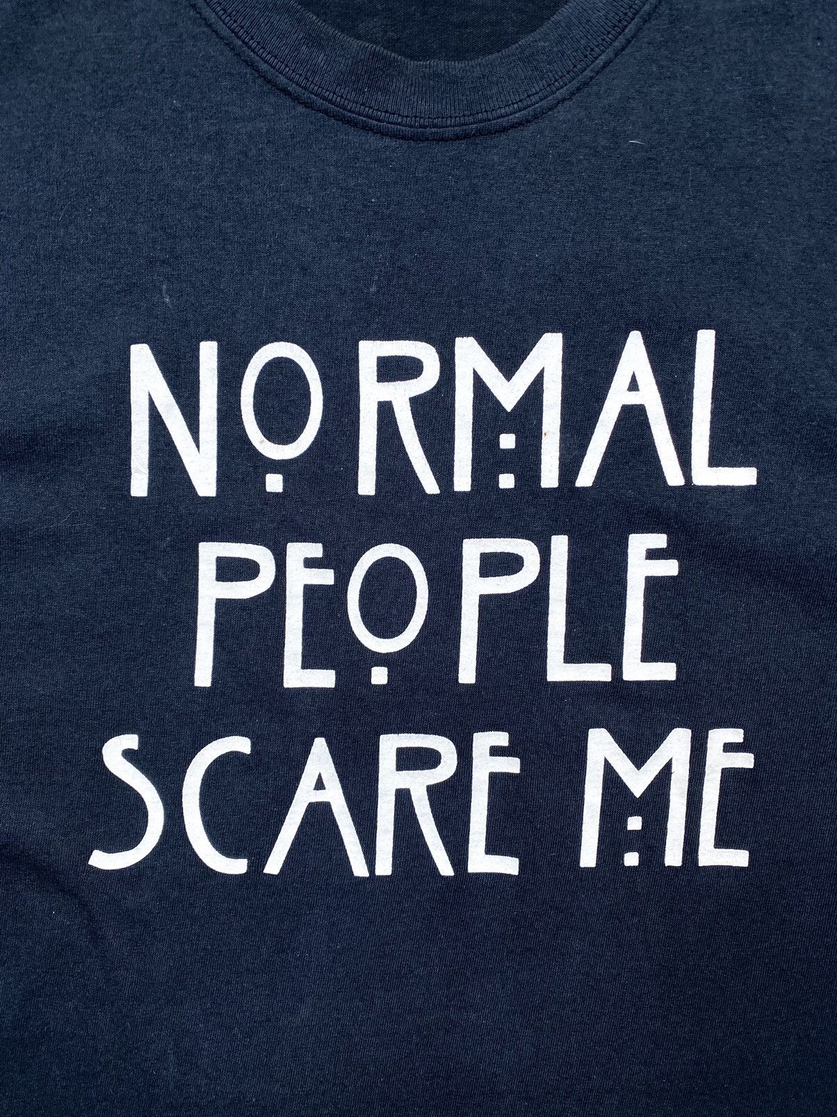 Vintage Vintage 2000s Normal People Scare Me Humor T Shirt Funny Size US L / EU 52-54 / 3 - 4 Thumbnail