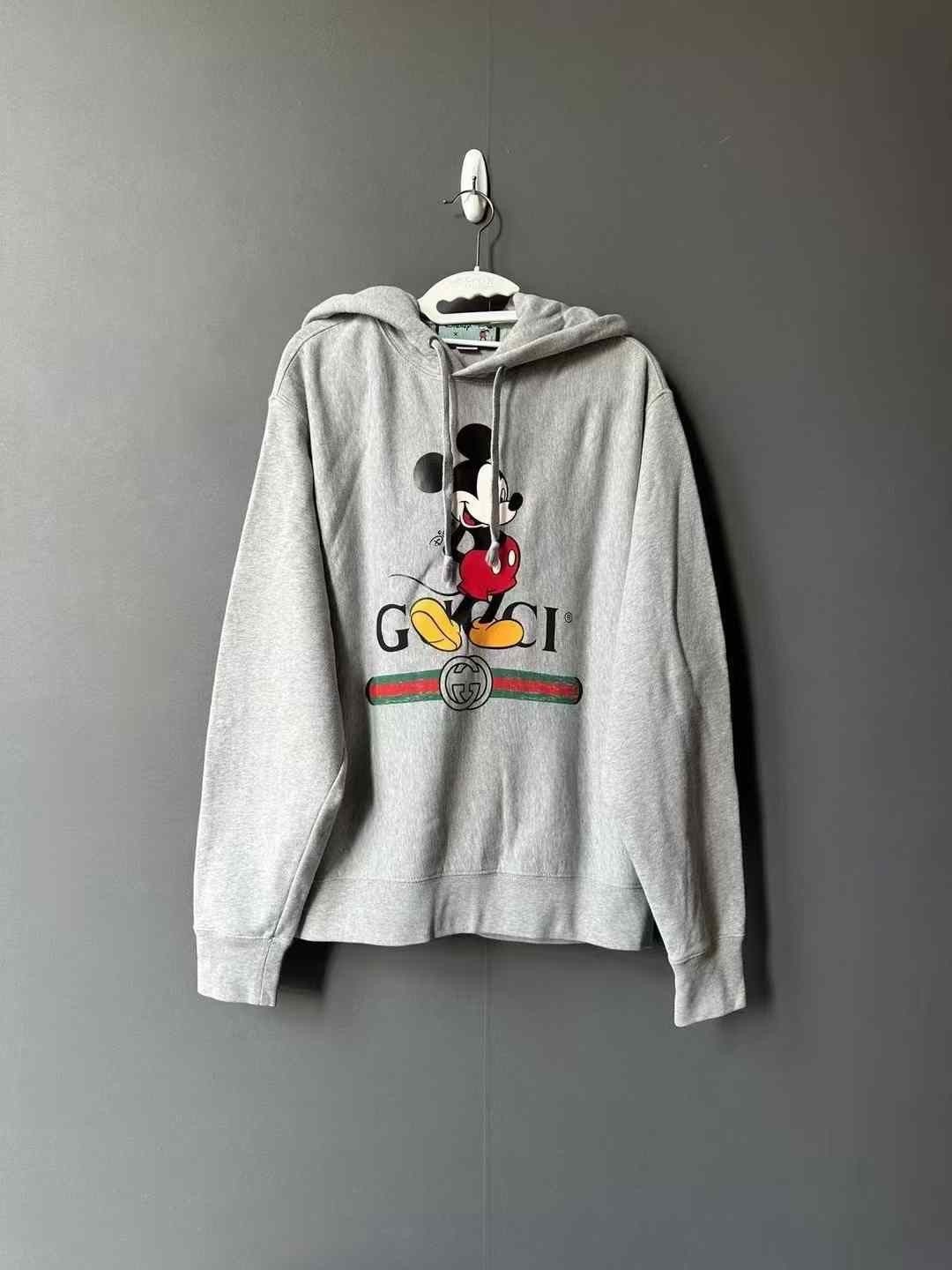 Gucci Gucci Grey Mickey Hoodie 2501-Nextarrow Size US XS / EU 42 / 0 - 1 Thumbnail