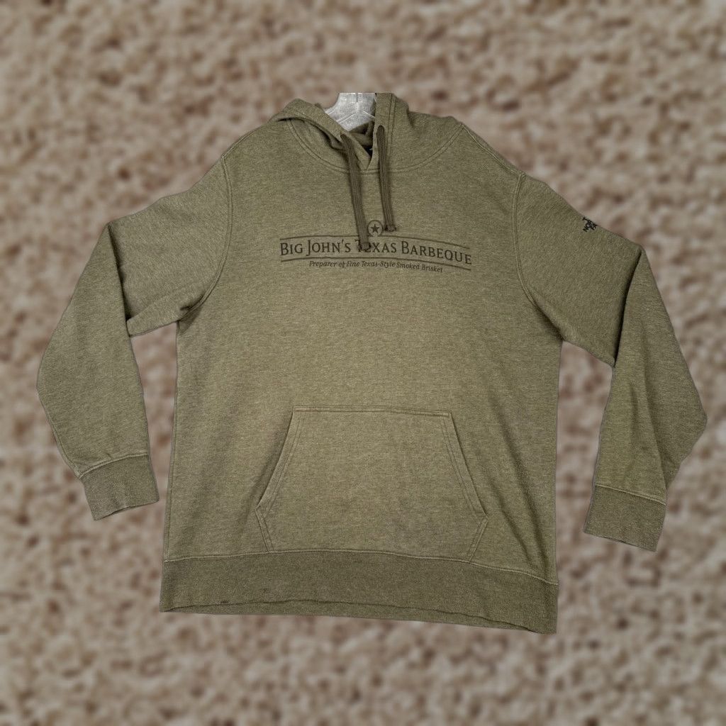 The North Face The North Face Hoodie Mens XL Green Big John's Texas Barbeque Graphic Sweater Size US XL / EU 56 / 4 - 1 Thumbnail