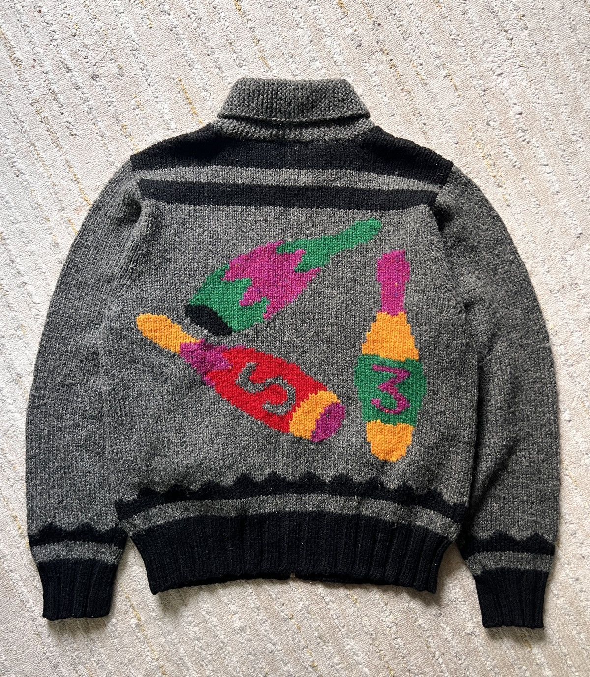Paul Smith × Vintage Vtg Paul Smith Knitted Wool Sweater Size US L / EU 52-54 / 3 - 1 Thumbnail