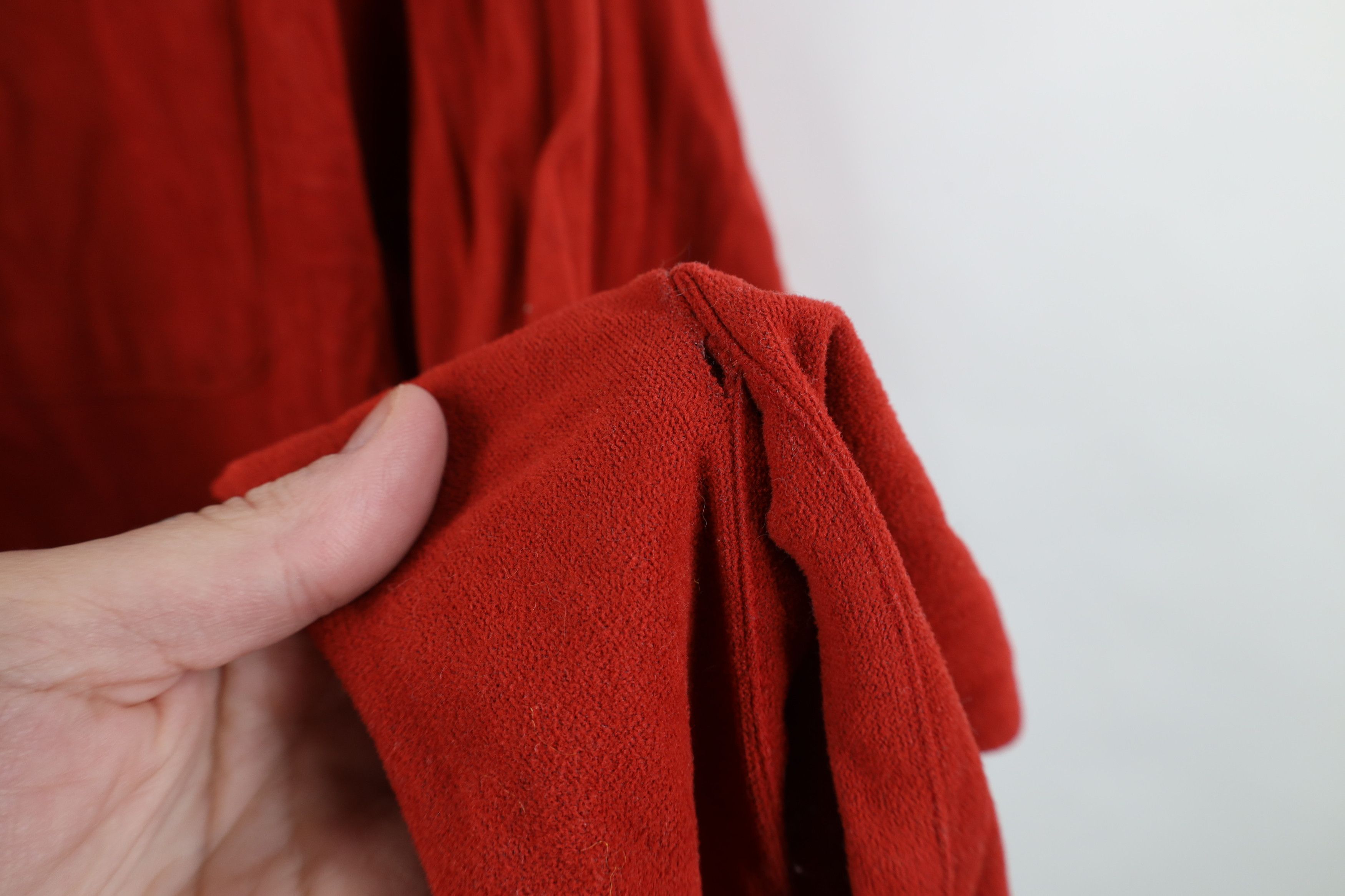 Vintage Vintage 70s Streetwear Velour Collared Button Shirt USA Size US L / EU 52-54 / 3 - 4 Thumbnail