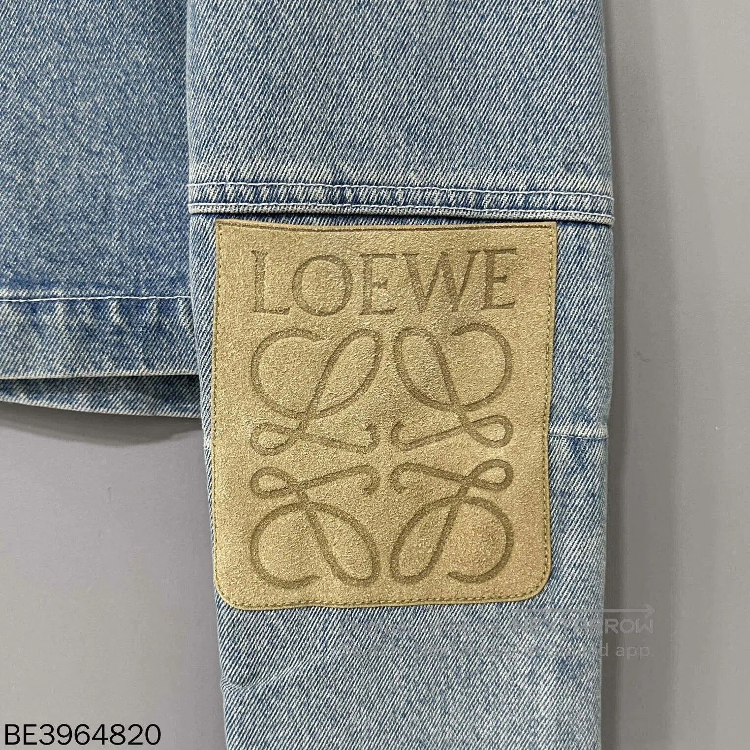Loewe LOEWE Washed Denim Jacket. Size XXS / US 00 / IT 34 - 3 Thumbnail