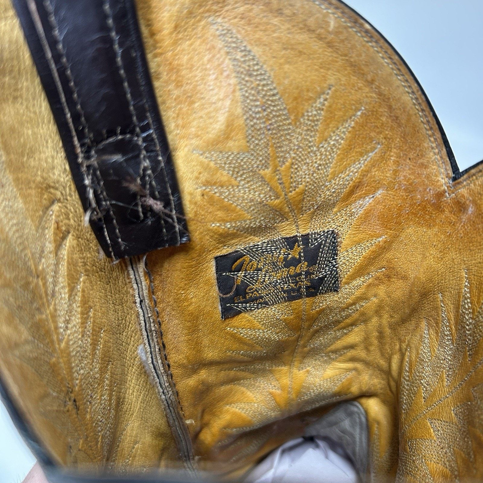 Tony Lama Vintage Tony Lama 8601 Gold Label Elephant Cowboy Boots Size US 11.5 / EU 44-45 - 11 Thumbnail