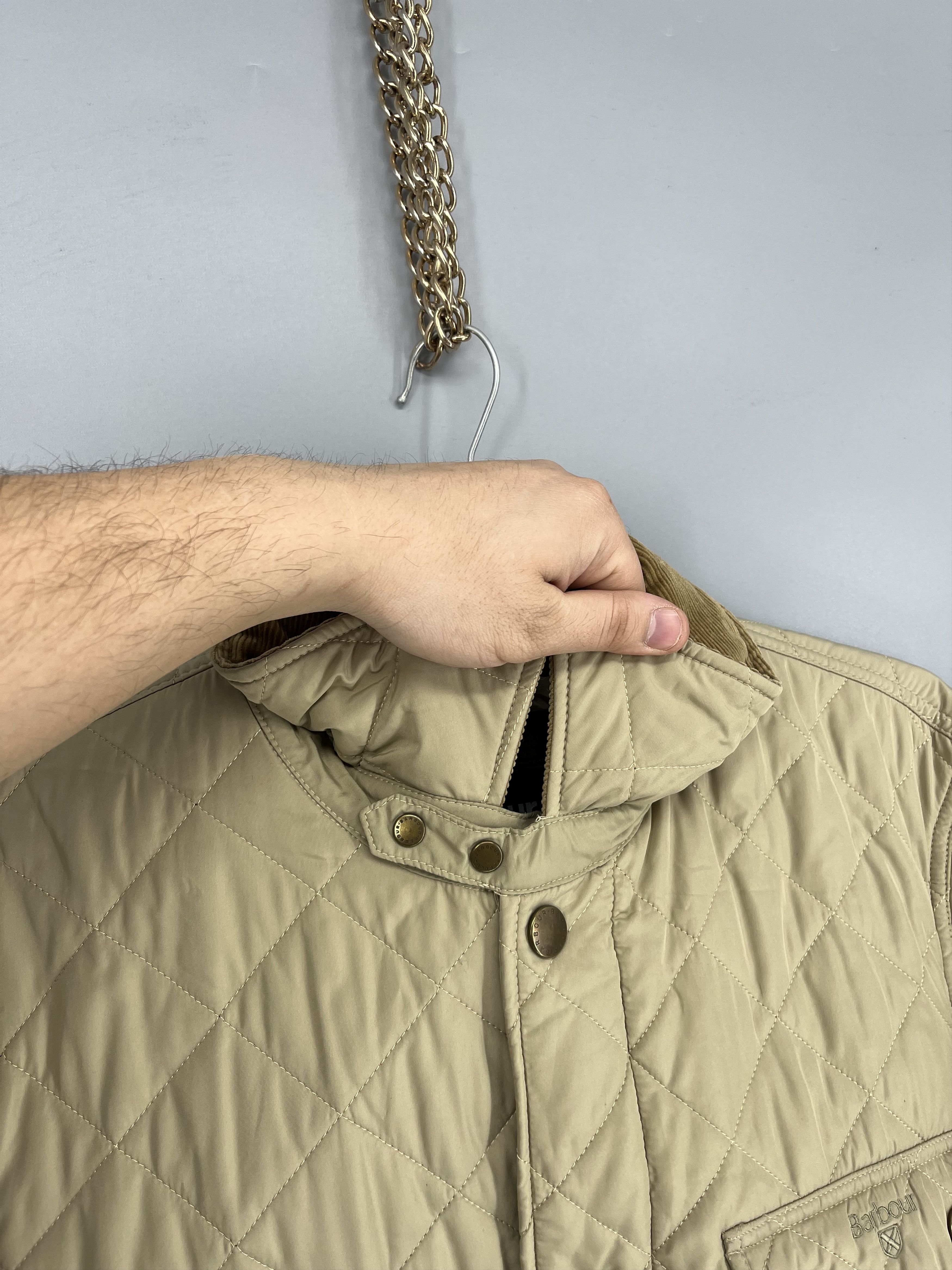 Barbour Barbour Barnett Quilt Jacket Mens XL Beige Quilted Corduroy Size US XL / EU 56 / 4 - 8 Thumbnail